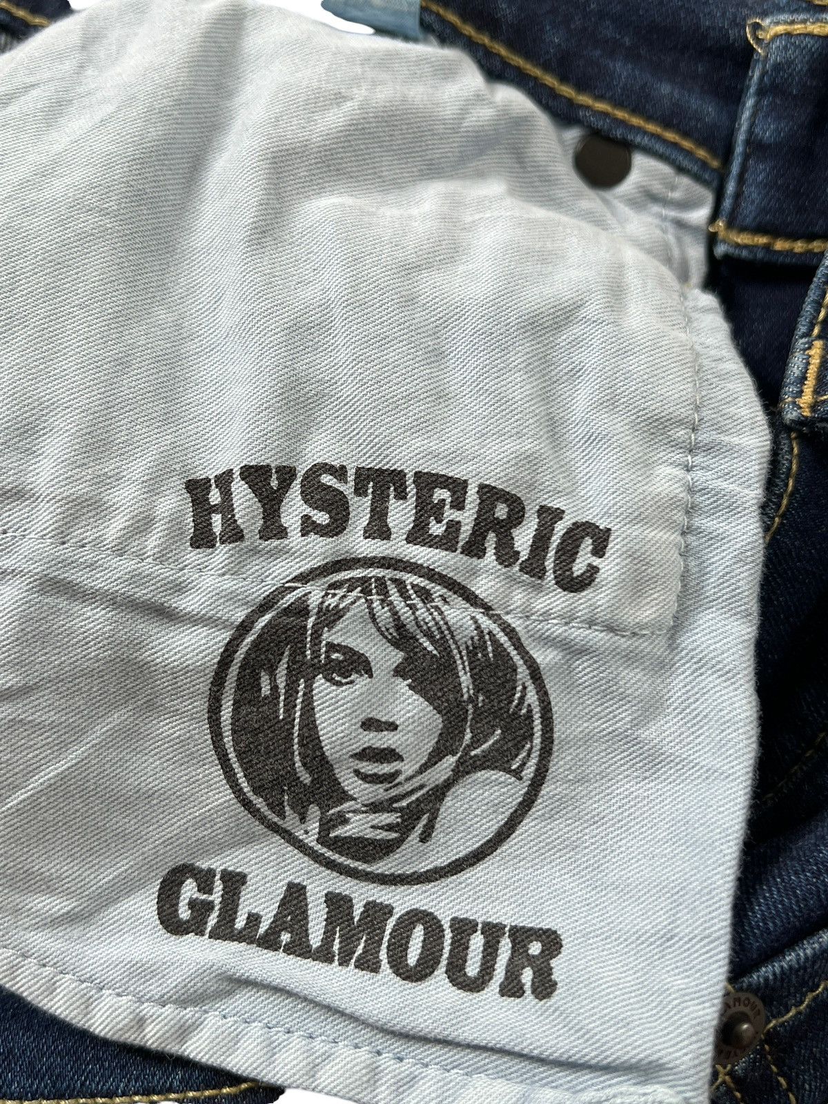 Hysteric Glamour Hysteric Glamour Side Tape Distressed Skinny Jeans Size 27" / US 4 / IT 40 - 11 Thumbnail