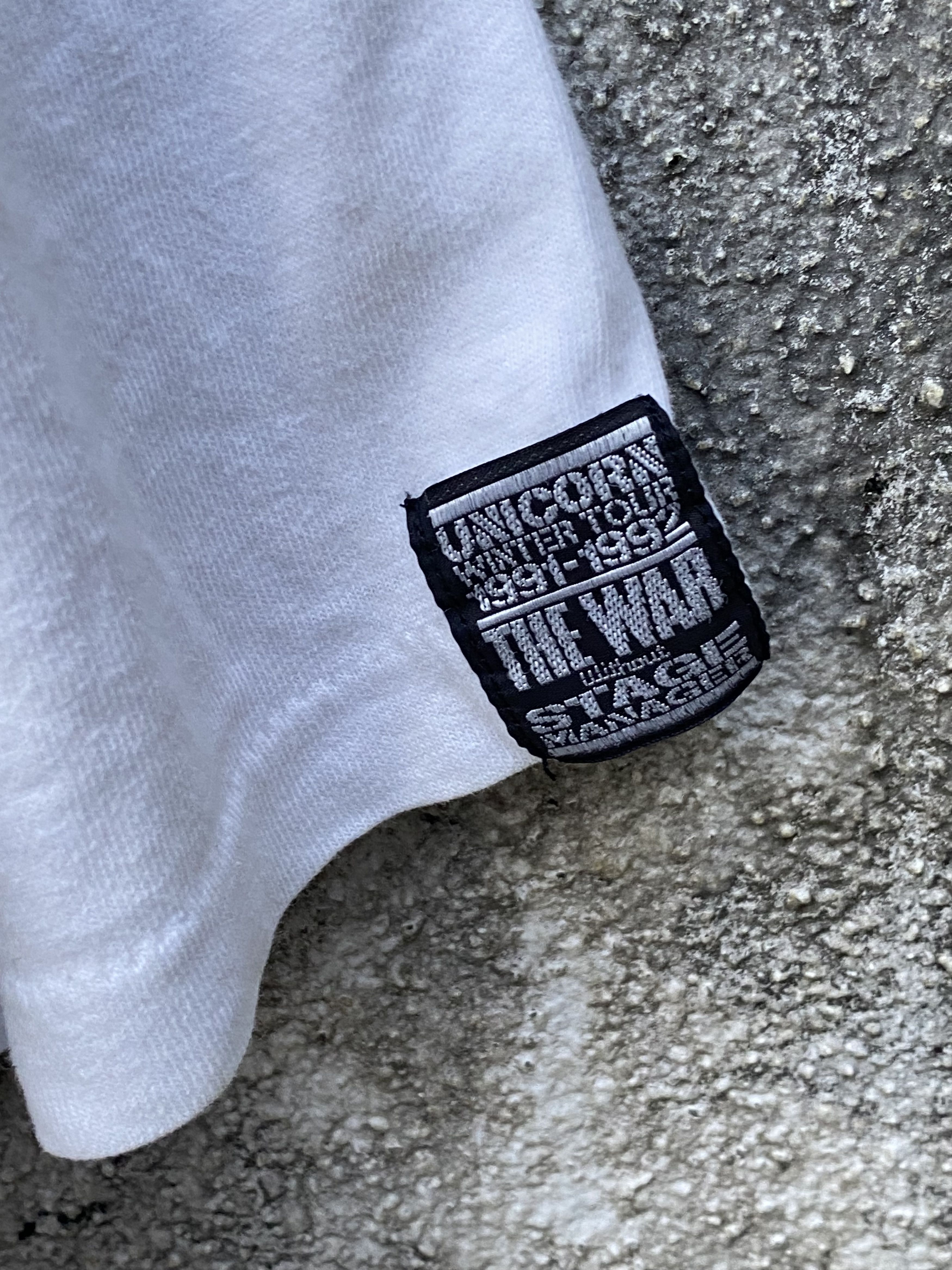 Band Tees × Vintage Vintage 1991 UNICORN Winter Tour The War W/O Stage Manager Size US XL / EU 56 / 4 - 6 Thumbnail
