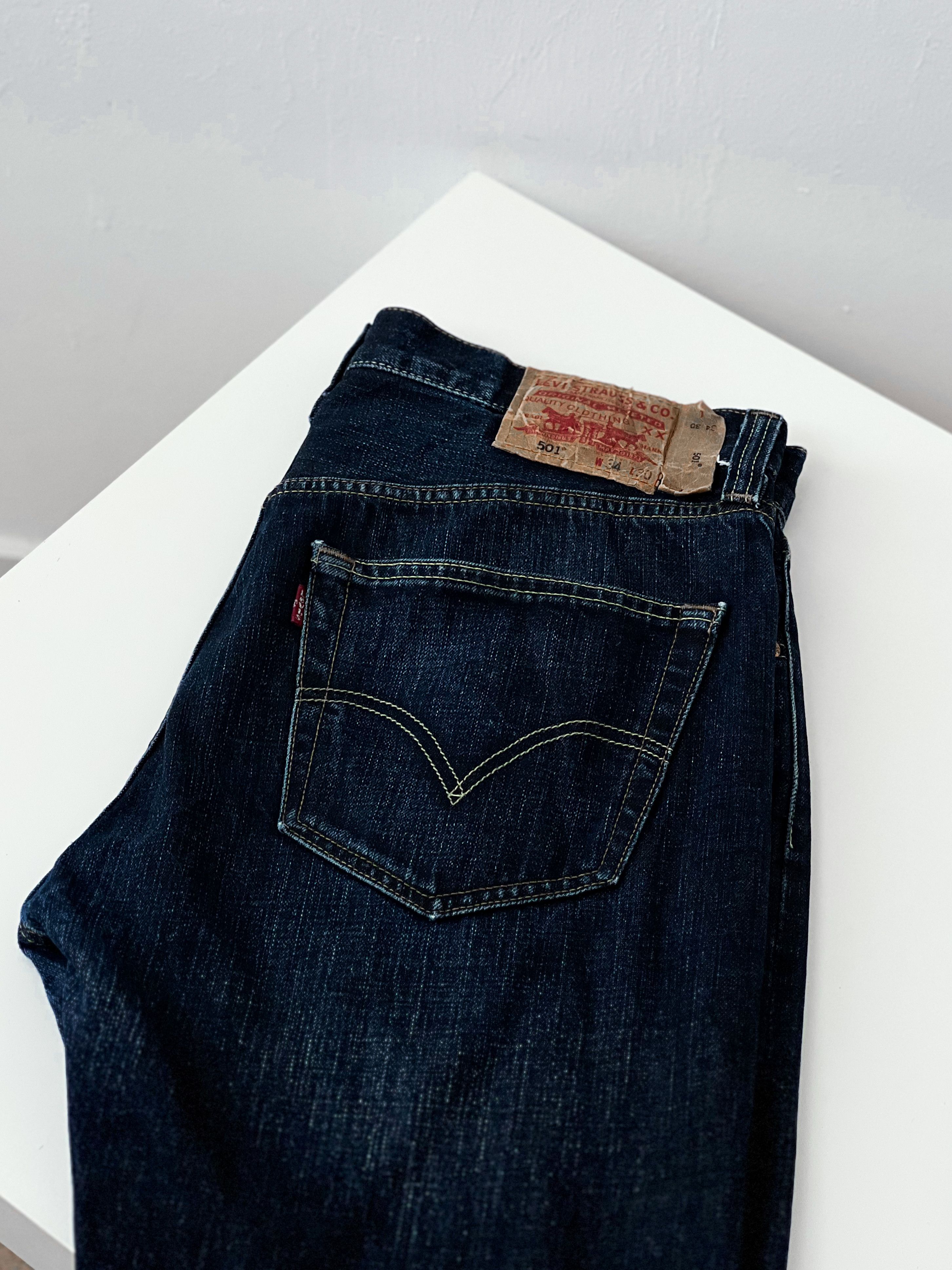 Levi's × Vintage LEVIS 501 jeans pants Size US 34 / EU 50 - 8 Thumbnail
