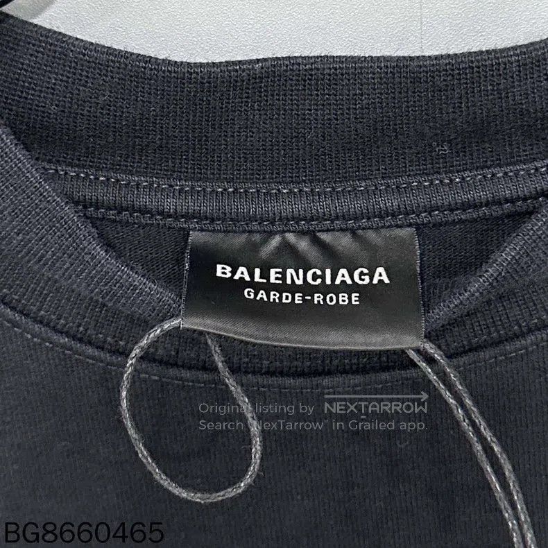 Balenciaga Balenciaga Washed Distressed Short Sleeve Size US XS / EU 42 / 0 - 5 Thumbnail