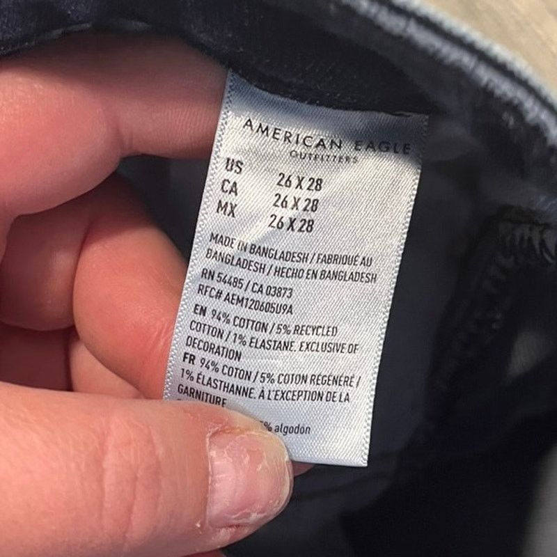 American Eagle Outfitters American Eagle Mens Athletic Fit Straight Leg Jeans 26x28 Size US 26 / EU 42 - 9 Thumbnail