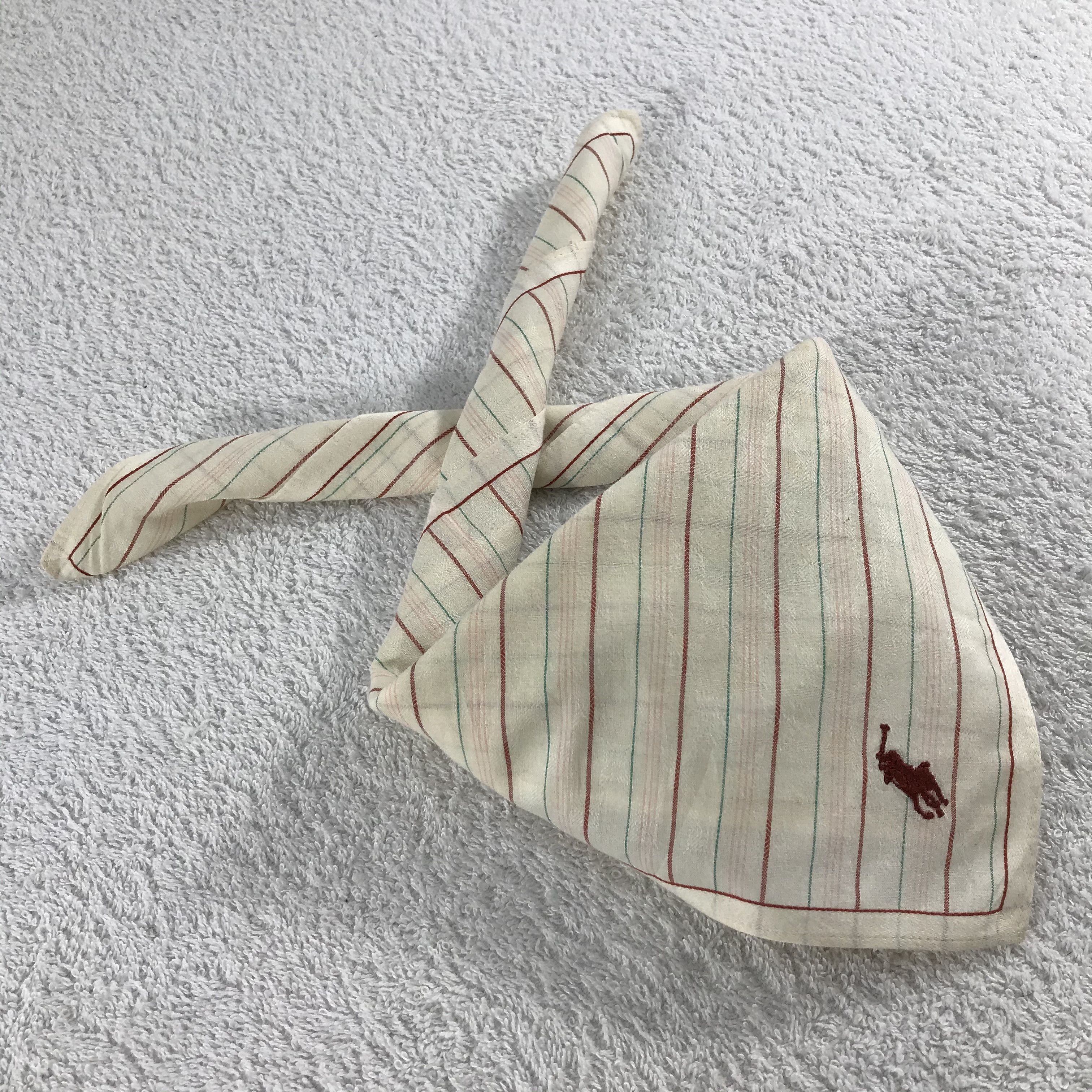 Polo Ralph Lauren × Vintage Polo Ralph Lauren Bandana / Handkerchief / Neckerchief -S362 Size ONE SIZE - 4 Thumbnail