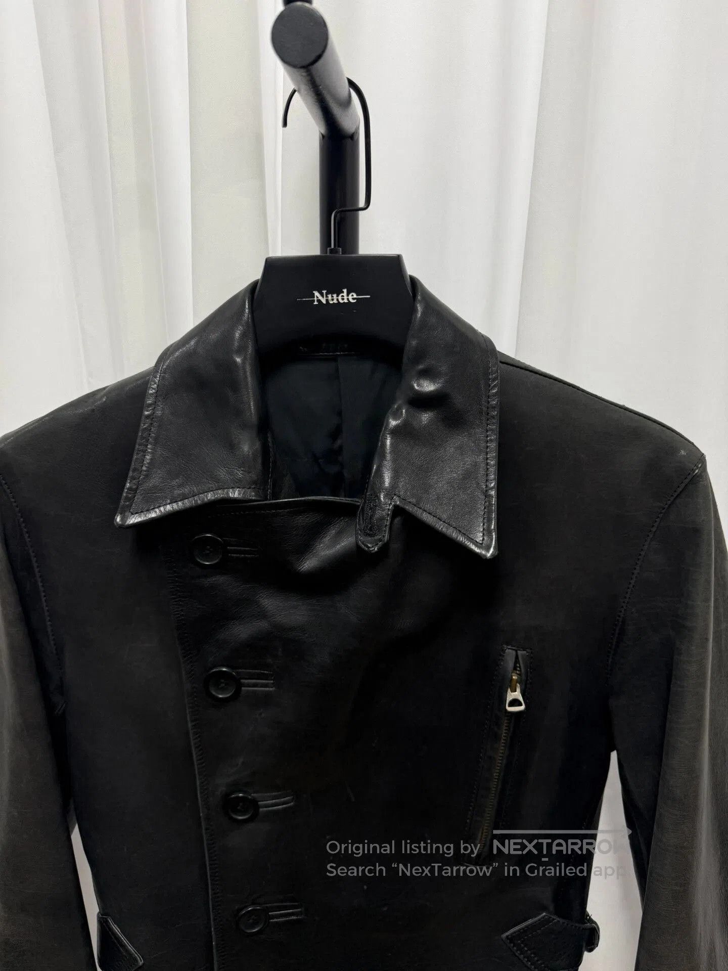 Yohji Yamamoto Yohji Yamamoto Y's 90s Leather Jacket. Size US M / EU 48-50 / 2 - 3 Thumbnail