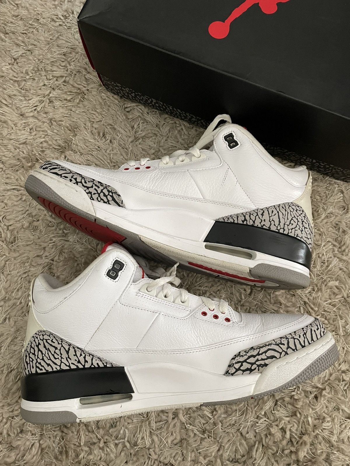 Jordan Brand Jordan 3 White Cement 2011 Size US 12 / EU 45 - 3 Thumbnail