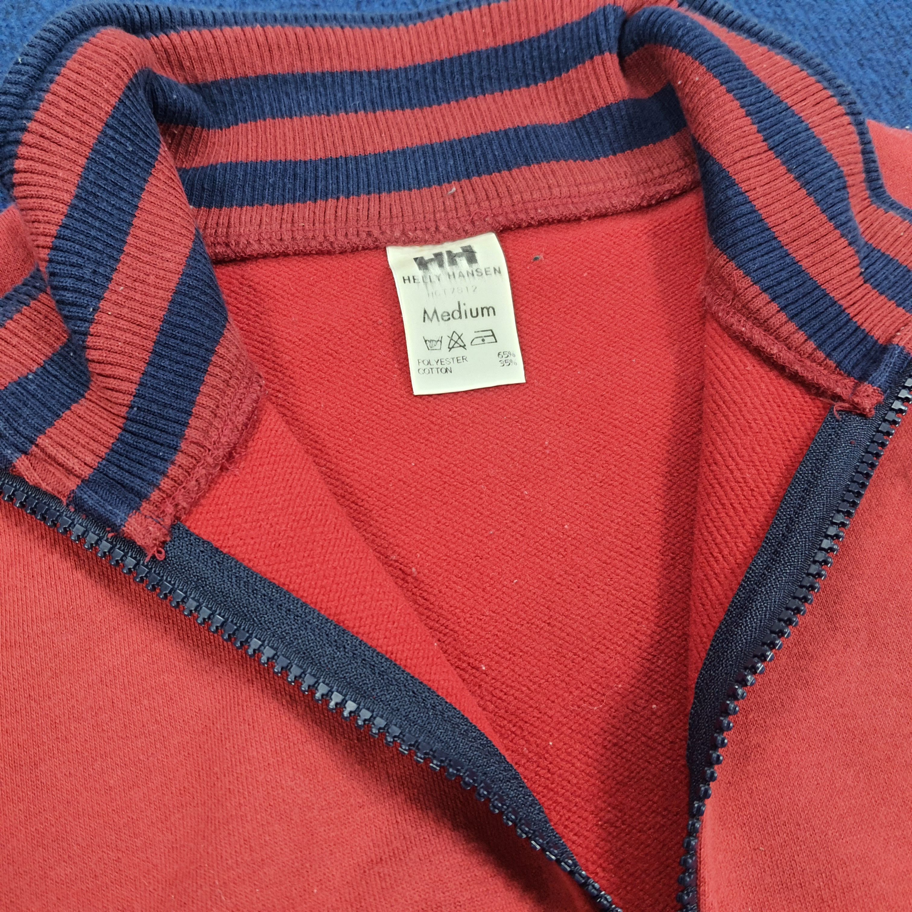 Helly Hansen × Vintage Vintage Helly Hansen Half Zipper Sweatshirt Size US L / EU 52-54 / 3 - 4 Thumbnail