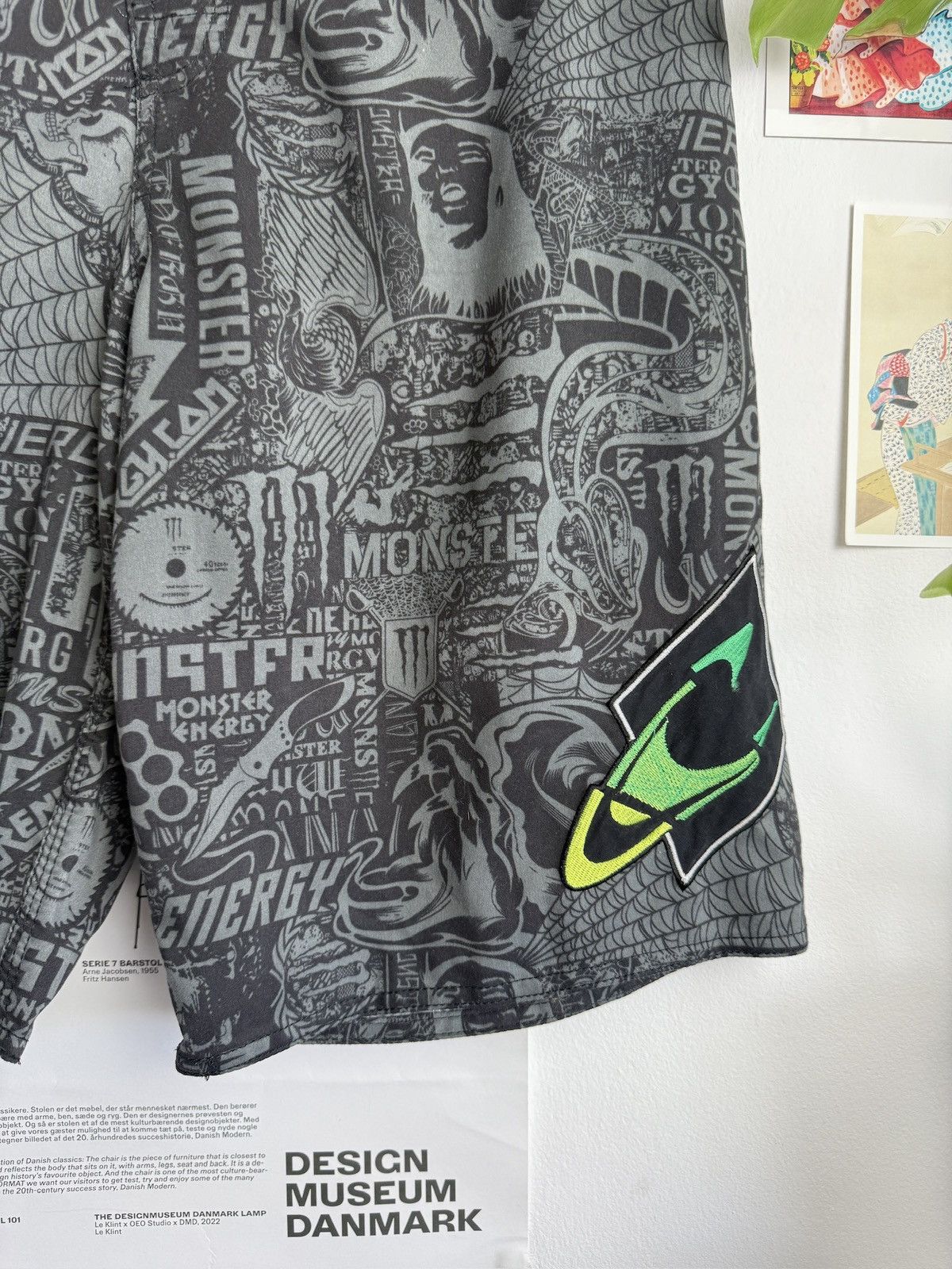 O'Neill × Vintage Vintage Oneill x Monster energy shorts 32 opium trend tapout Size US 32 / EU 48 - 4 Thumbnail
