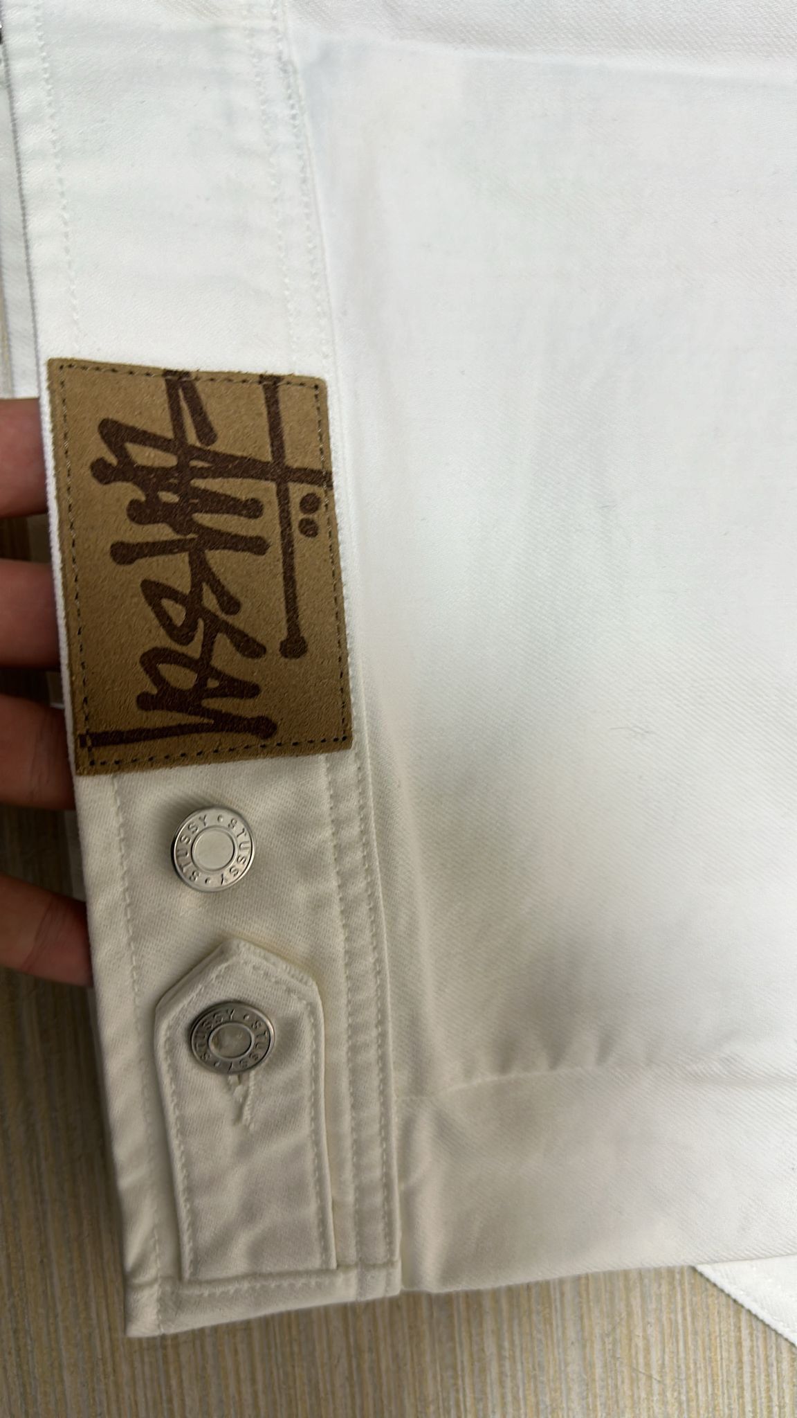 Stussy Stussy Zip Work Jacket White Size Medium Size US M / EU 48-50 / 2 - 6 Thumbnail