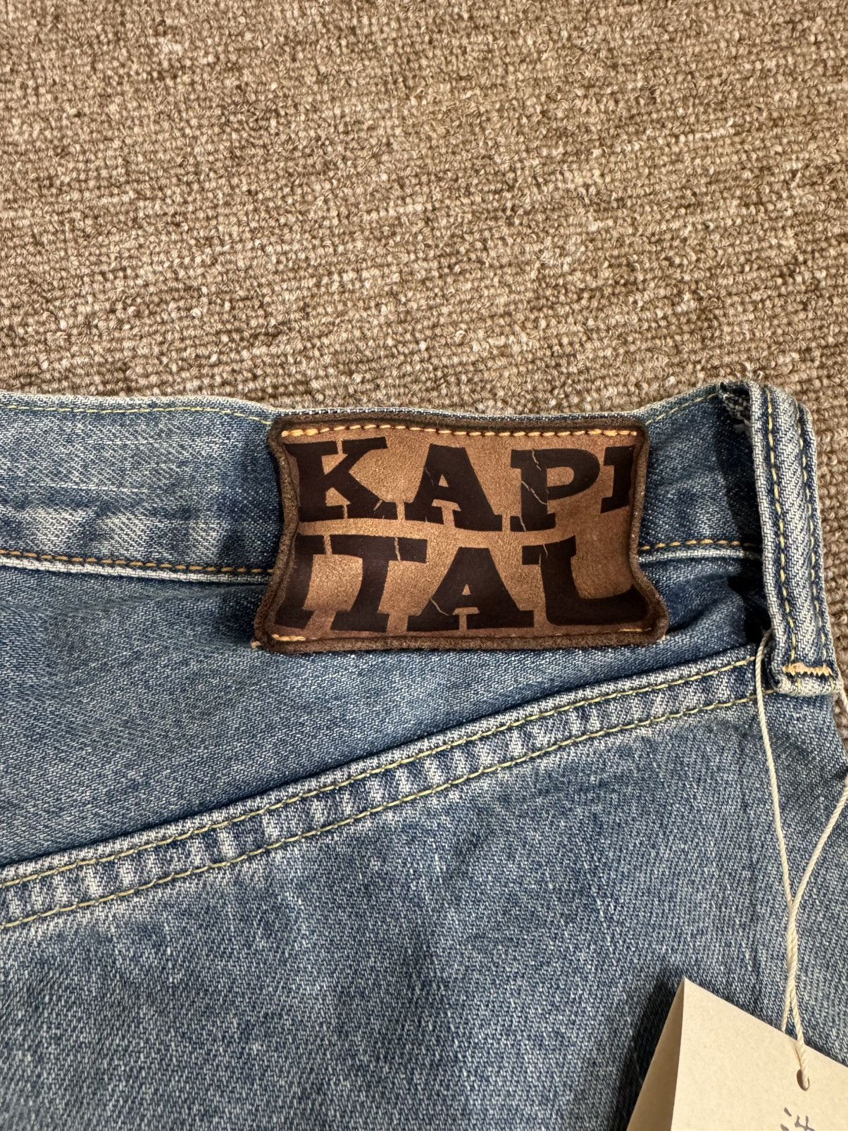 Kapital Kapital Bone Denim Shorts Size US 38 / EU 54 - 4 Thumbnail