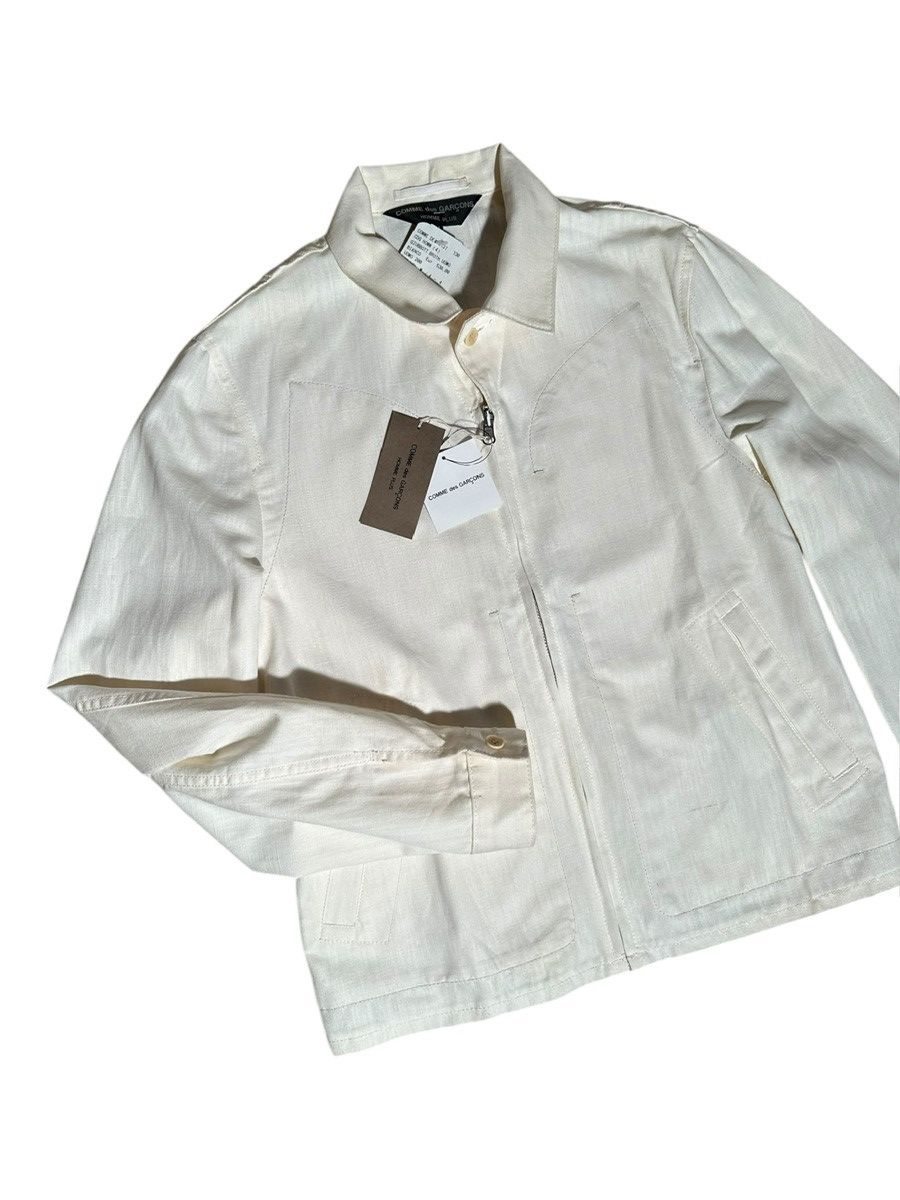 Comme des Garcons Homme Plus Comme des garcons homme plus AW 04-05 Ivory Hemp Work Jacket Size US M / EU 48-50 / 2 - 7 Thumbnail