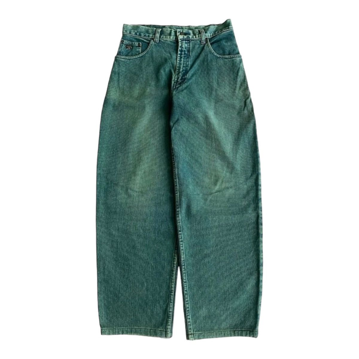 image of Vintage Edwin Baggy Denim Pants in Vintage Washed Denim, Men's (Size 30)