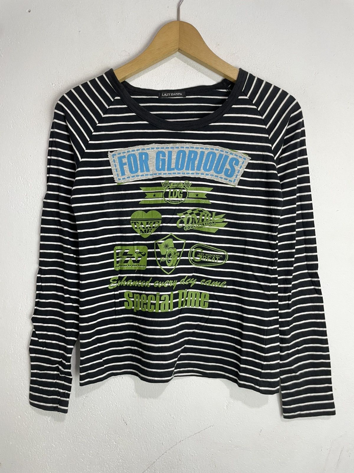 Hysteric Glamour Lazy Daisy Goth Striped longsleeve Size M / US 6-8 / IT 42-44 - 1 Thumbnail
