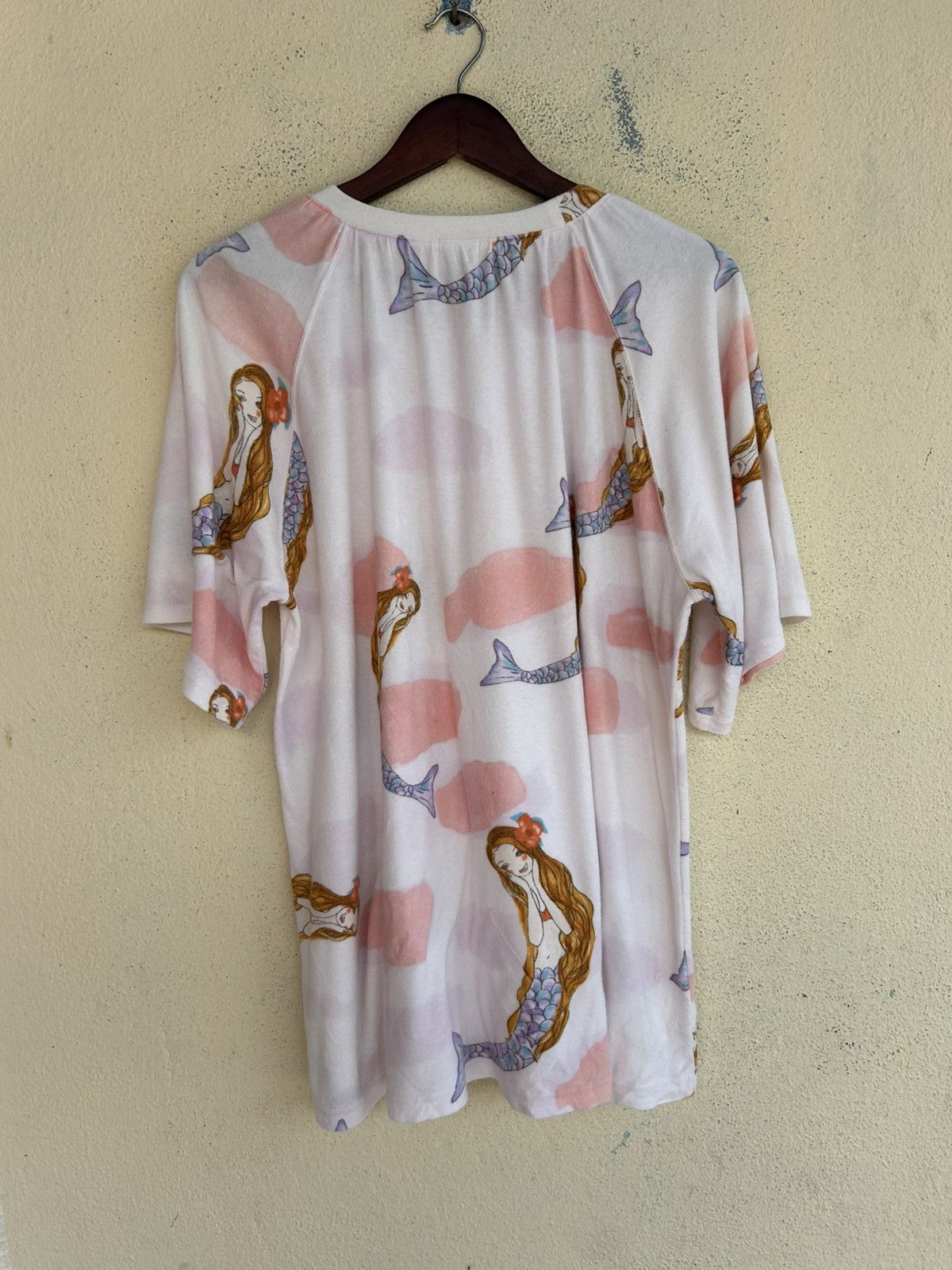 Tsumori Chisato Tsumori Chisato Sleep Mermaid Velvet Tshirt Size L / US 10 / IT 46 - 3 Thumbnail