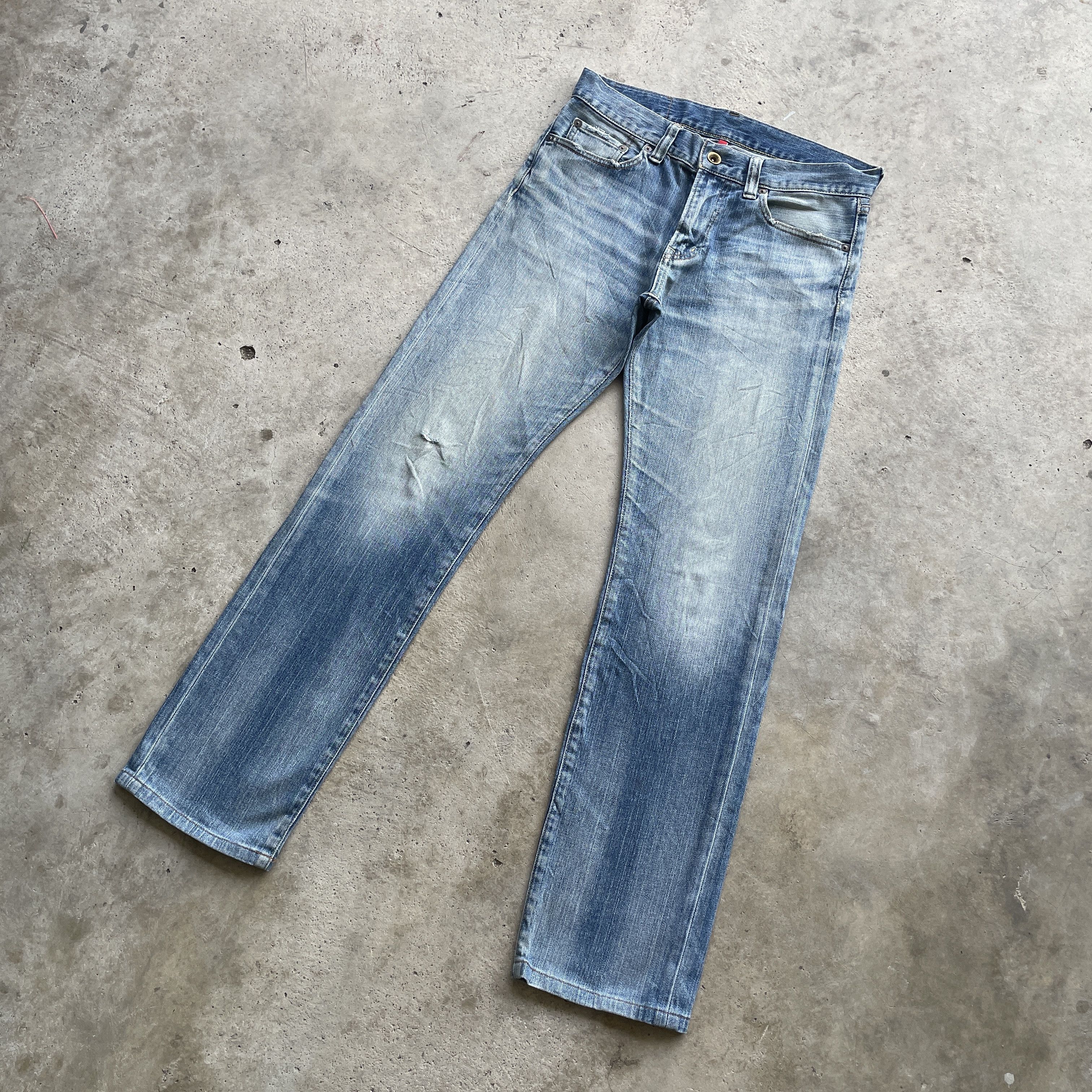 Japanese Brand VINTAGE JAPANESE JEANS FADED PANTS DENIM W32x31.5 Size US 32 / EU 48 - 1 Thumbnail