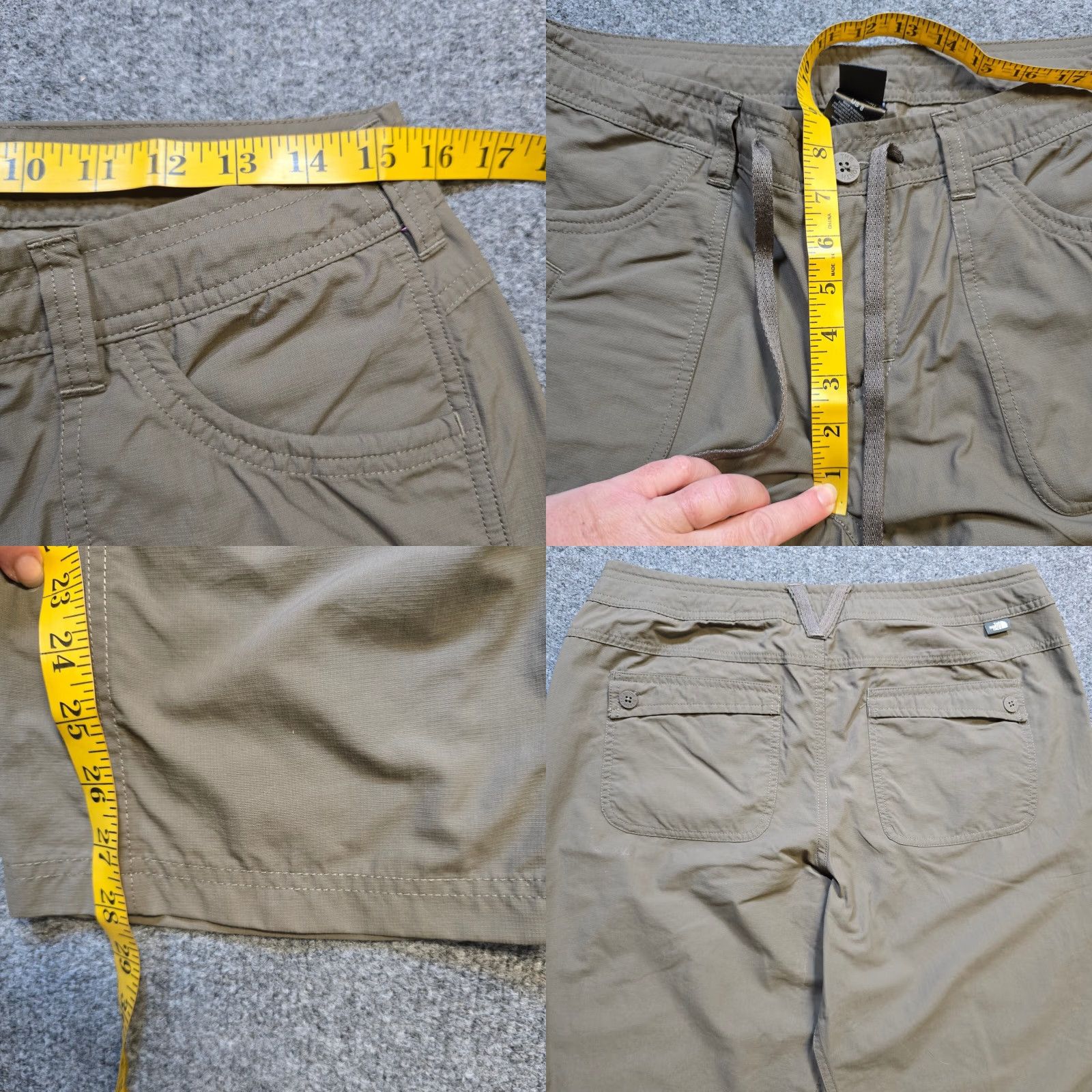 The North Face The North Face Pants Women 8 Gray Rip Stop Pockets Capri Hiking Outdoors Casual Size 30" / US 8 / IT 44 - 8 Thumbnail