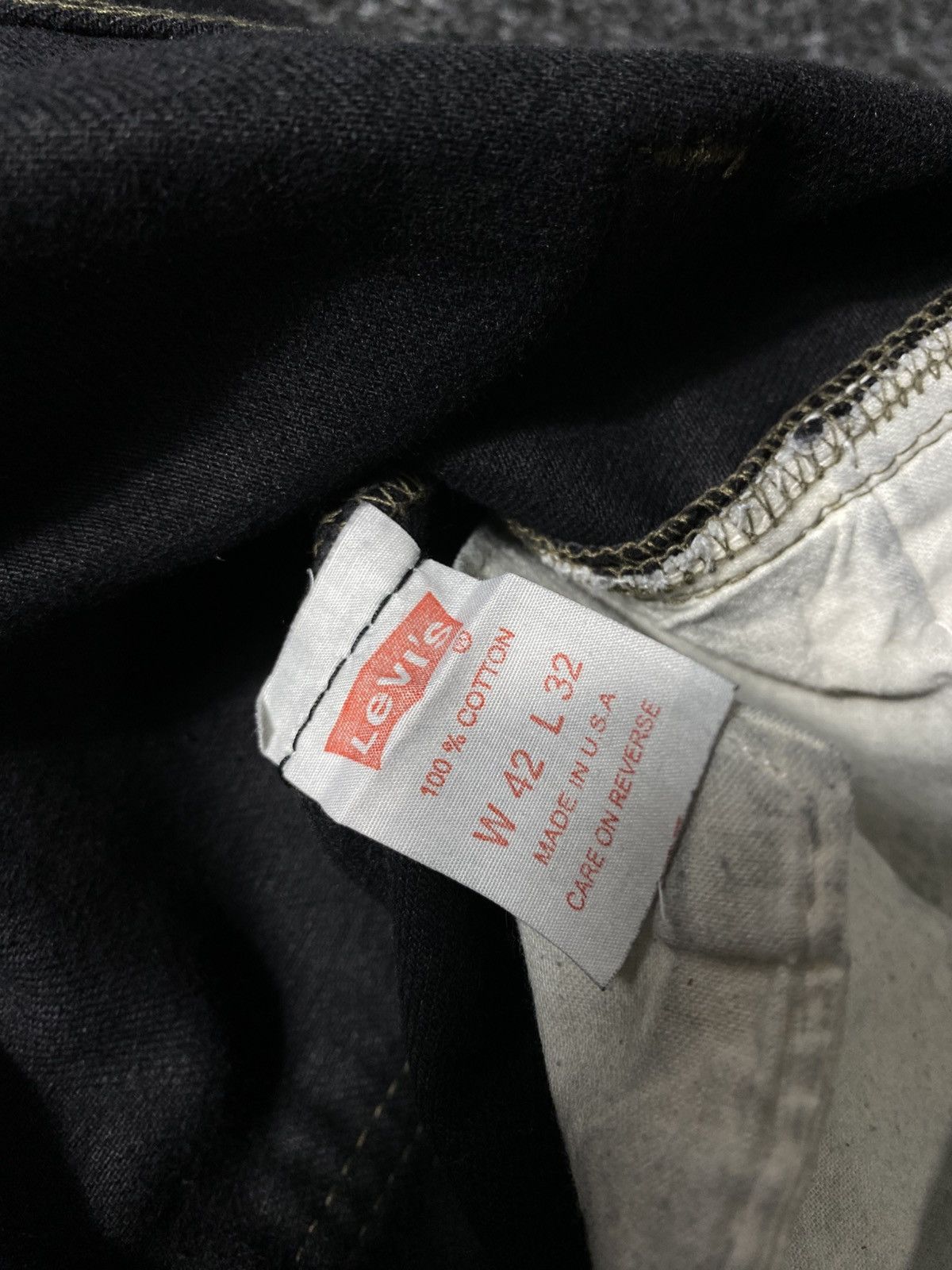 Levi's × Levi's Vintage Clothing Rare Vintage 80s NWT 42x32 V stitch USA Levi’s Pants Size US 42 / EU 58 - 9 Thumbnail