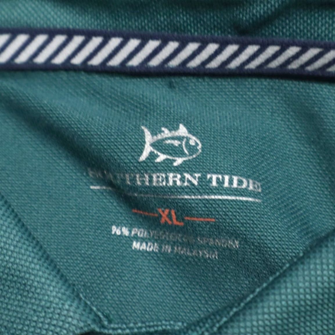 Southern Tide Southern Tide Belfair Perf Stretch Long Sleeve Polo Shirt Green Men's XL Size US XL / EU 56 / 4 - 6 Thumbnail