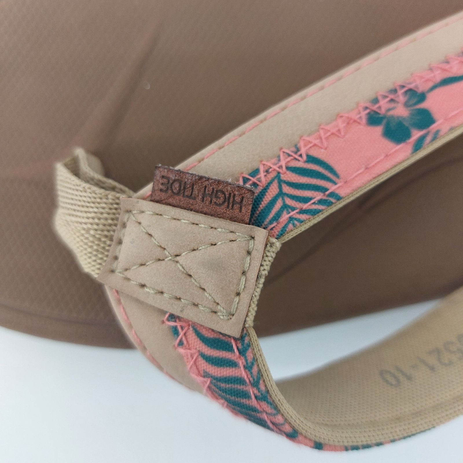 Other Hi Tide Flip Flop Sandals XH-0521-10 Coral Green Size 10 Size US 10 / IT 40 - 5 Thumbnail