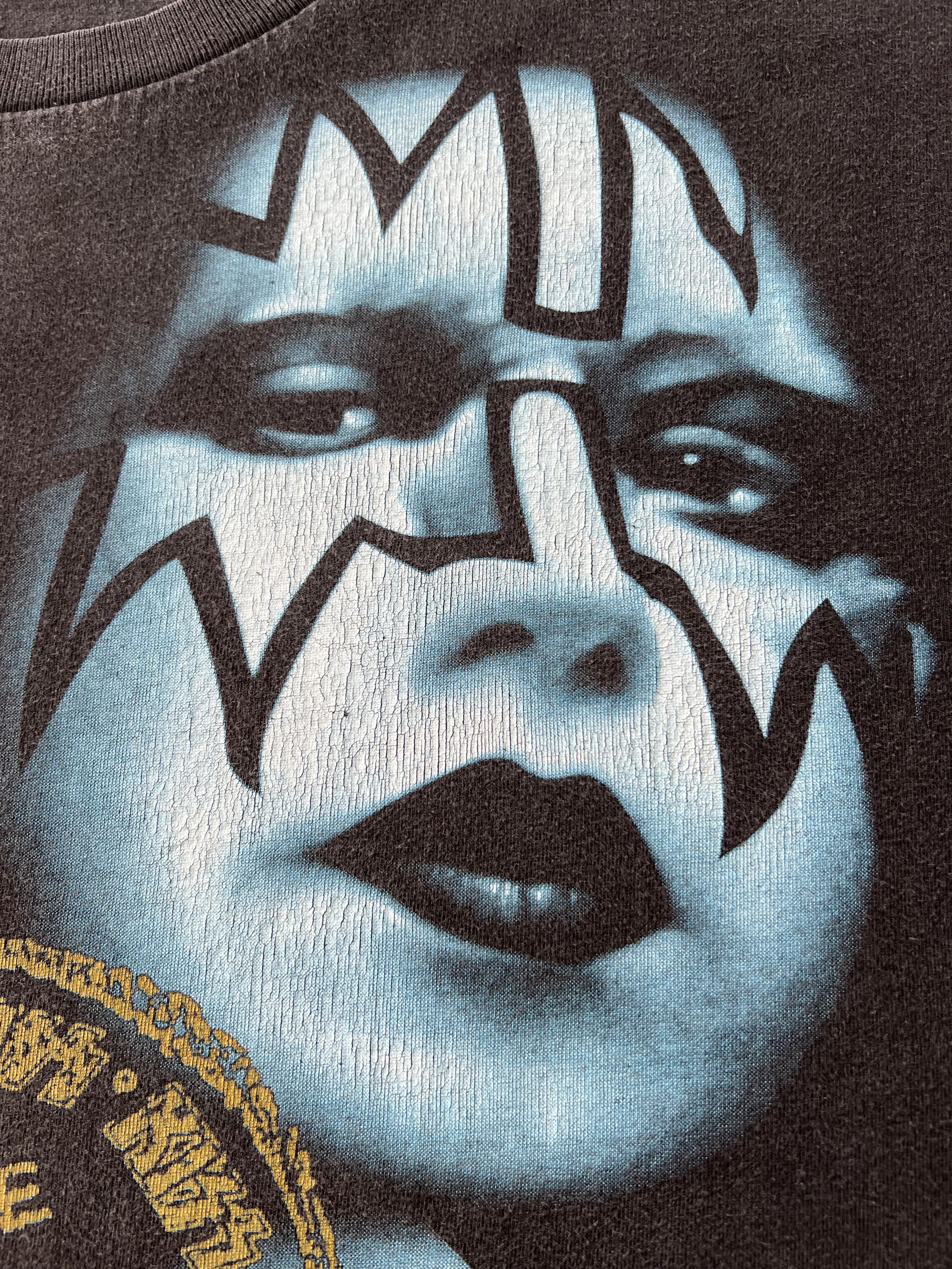 Band Tees Vintage 90s Kiss Hot in the Shade Black T-shirt Size US L / EU 52-54 / 3 - 8 Thumbnail
