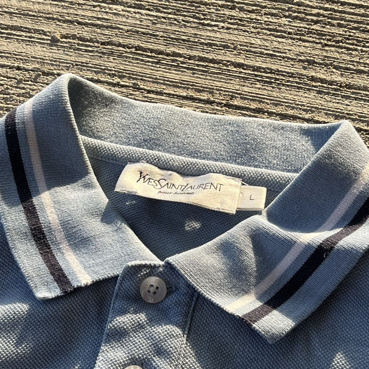 Vintage × Yves Saint Laurent Yves Saint Lauren Old Money Style Vintage Polos T-Shirt Size US L / EU 52-54 / 3 - 4 Thumbnail