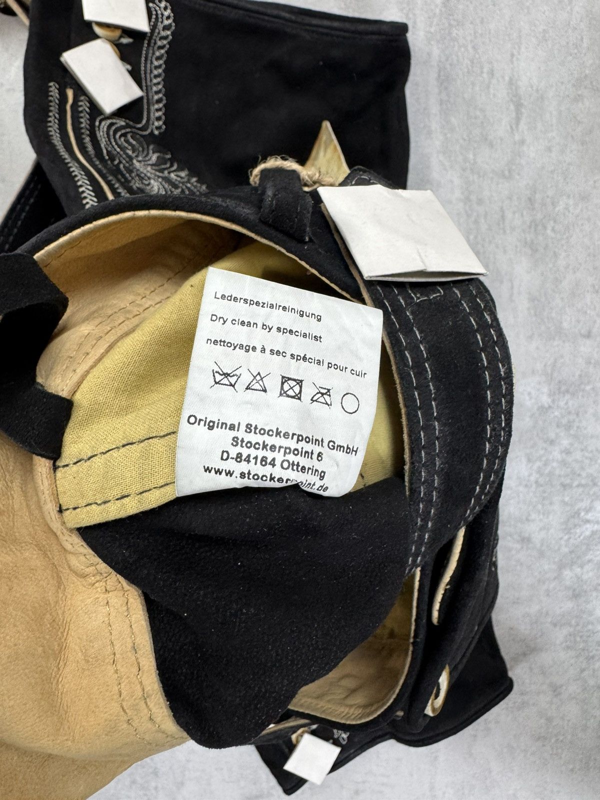 Handmade Stockerpoint Leather Shorts Lederhose Deutschland Mens Sz 58 Size US 38 / EU 54 - 8 Thumbnail