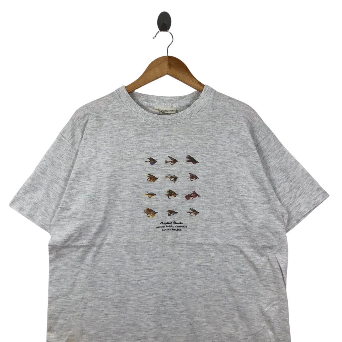 Banana Republic Vintage 90s BANANA REPUBLIC T-Shirt Fish Logo Usa Size US M / EU 48-50 / 2 - 2 Thumbnail