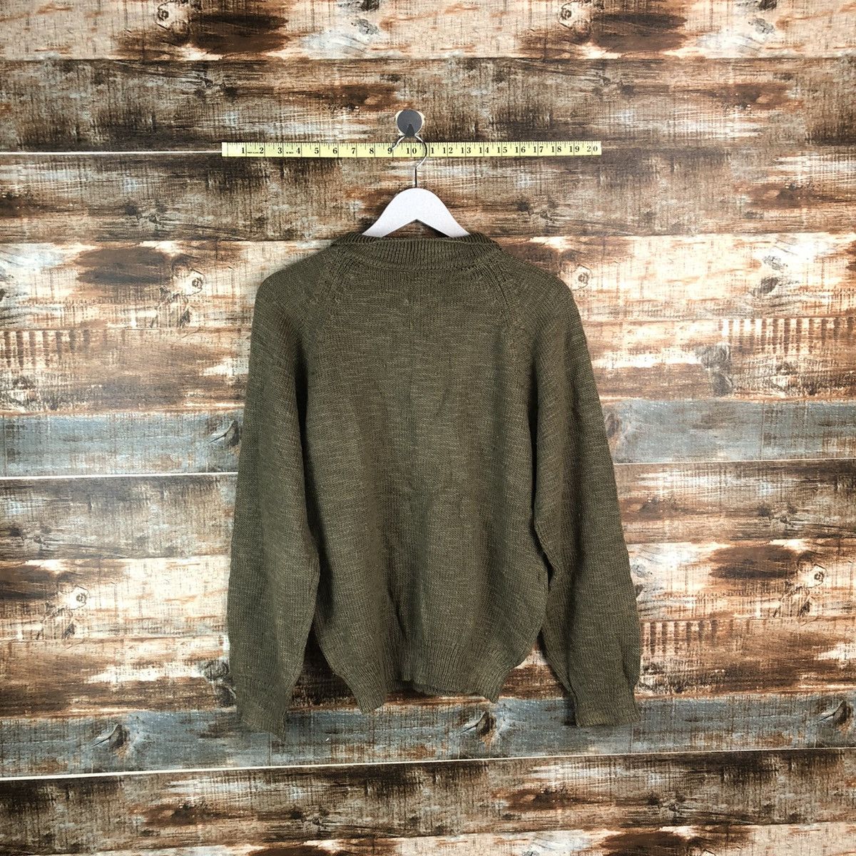 Homespun Knitwear × Japanese Brand Kenneth Gordon Green Knitwear #A2016 Size US M / EU 48-50 / 2 - 14 Thumbnail