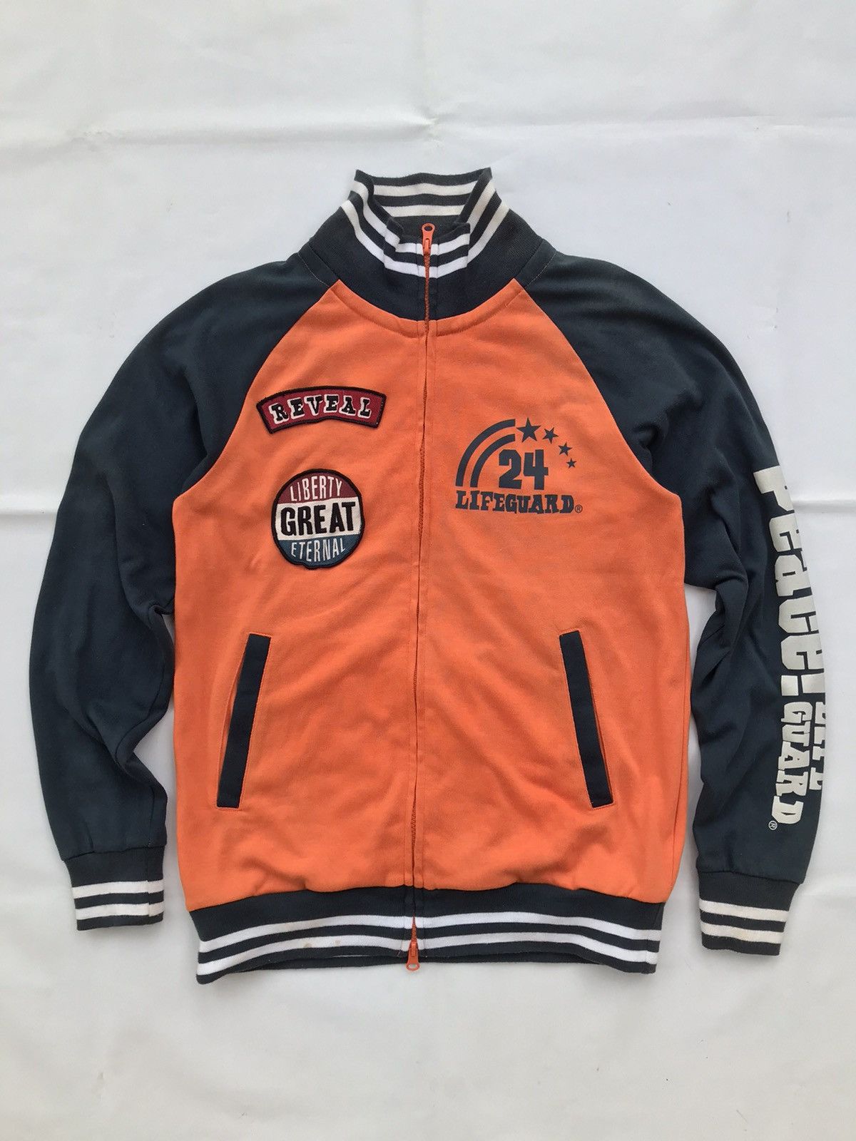 Peace Lifeguard Surf poem Jacket track