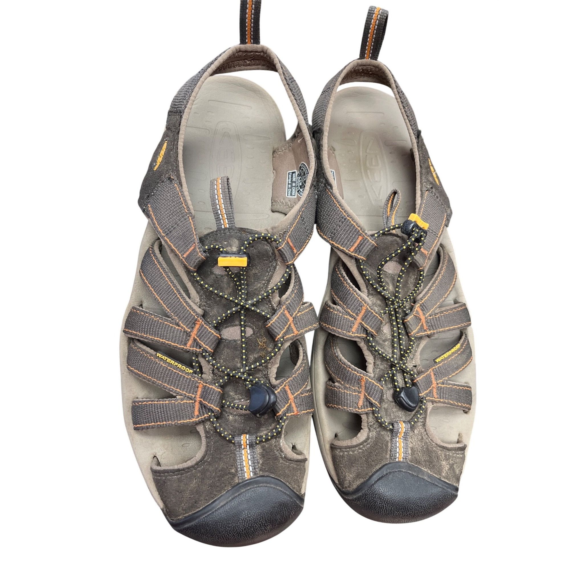 KEEN Keen mens brown leather waterproof hiking water sandals shoe Size US 13 / EU 46 - 12 Thumbnail