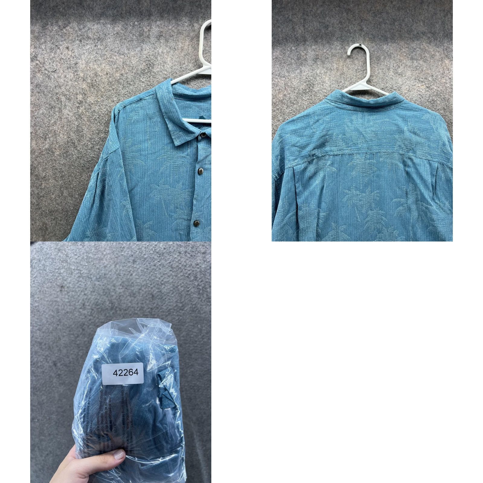 Tommy Bahama Tommy Bahama Shirt Mens 3XL Blue Textured Short Sleeve Button Front Casual Woven Shirt Mens 3XL Blue Textured Short Sleeve Button Front Casual Woven Size US XXL / EU 58 / 5 - 8 Thumbnail