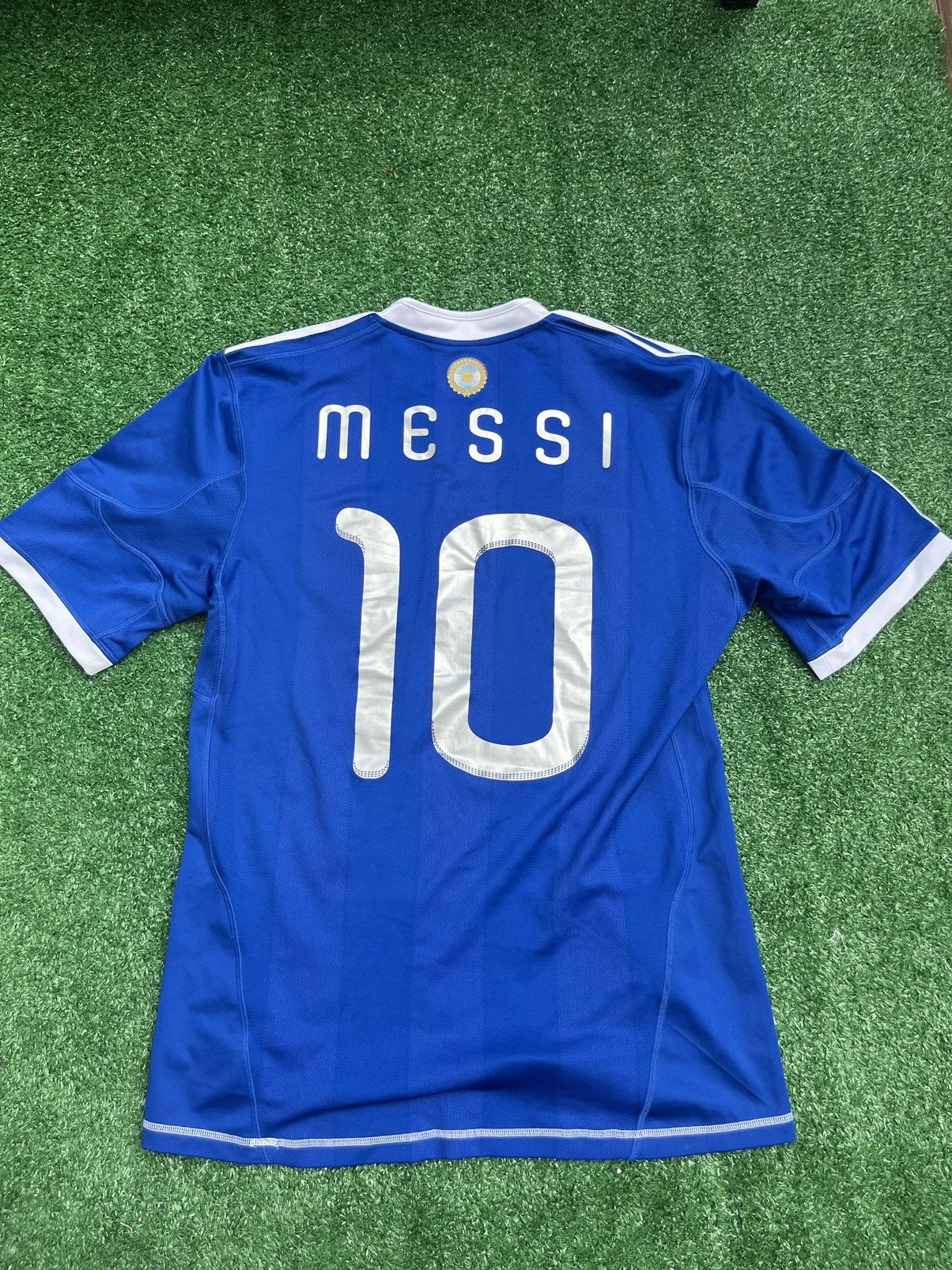 Adidas 2009-2010 RARE Argentina Messi Jersey