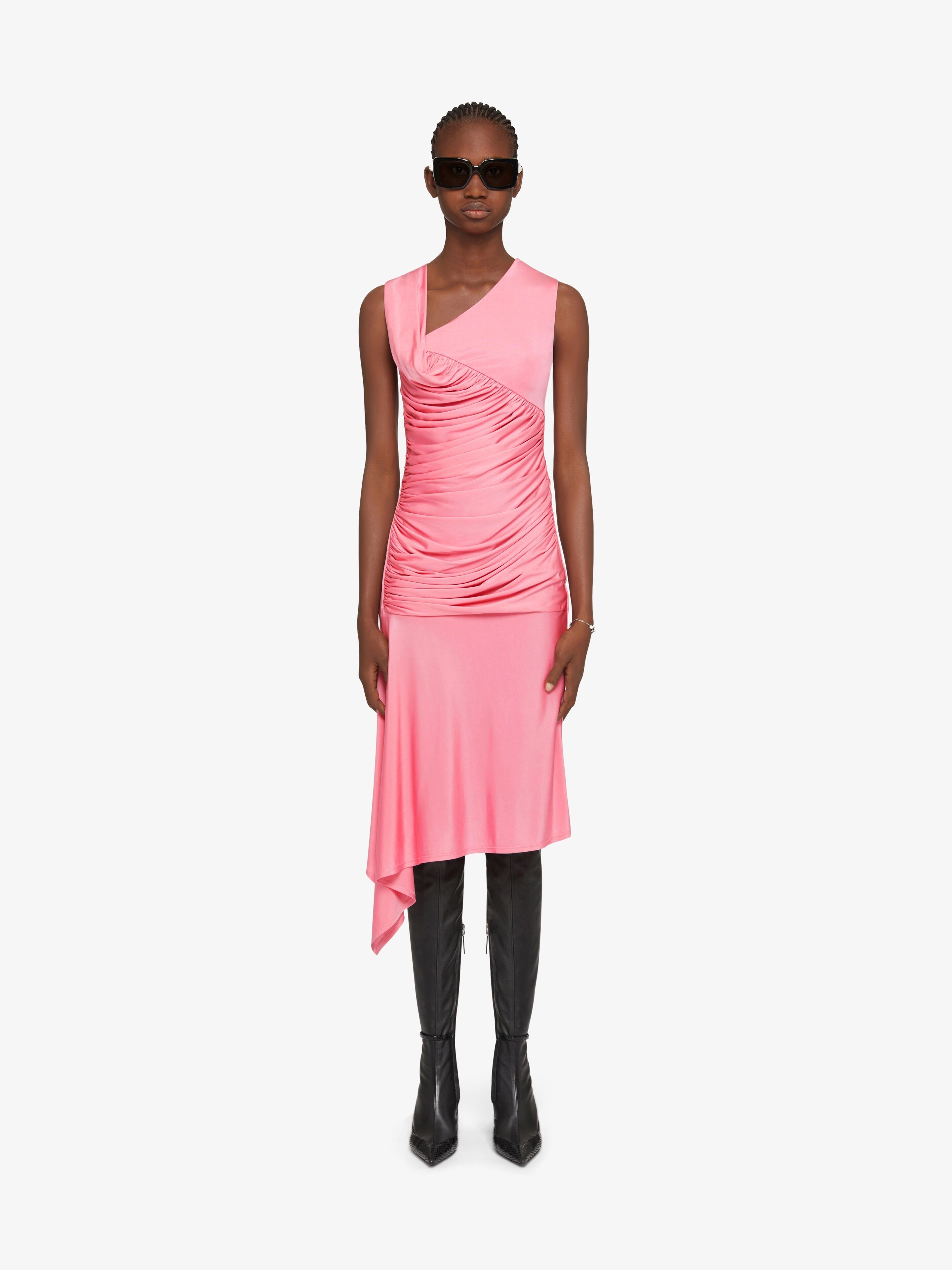 Givenchy o1y0925 Midi Dress in Pink Size M / US 6-8 / IT 42-44 - 3 Thumbnail