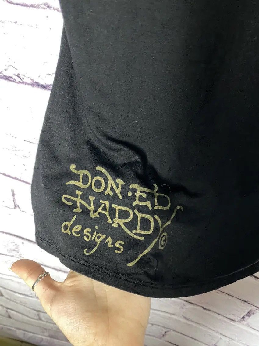 Ed Hardy Vintage Ed Hardy By Cristian Audigier Overprint Logo Tee Size XL / US 12-14 / IT 48-50 - 7 Thumbnail