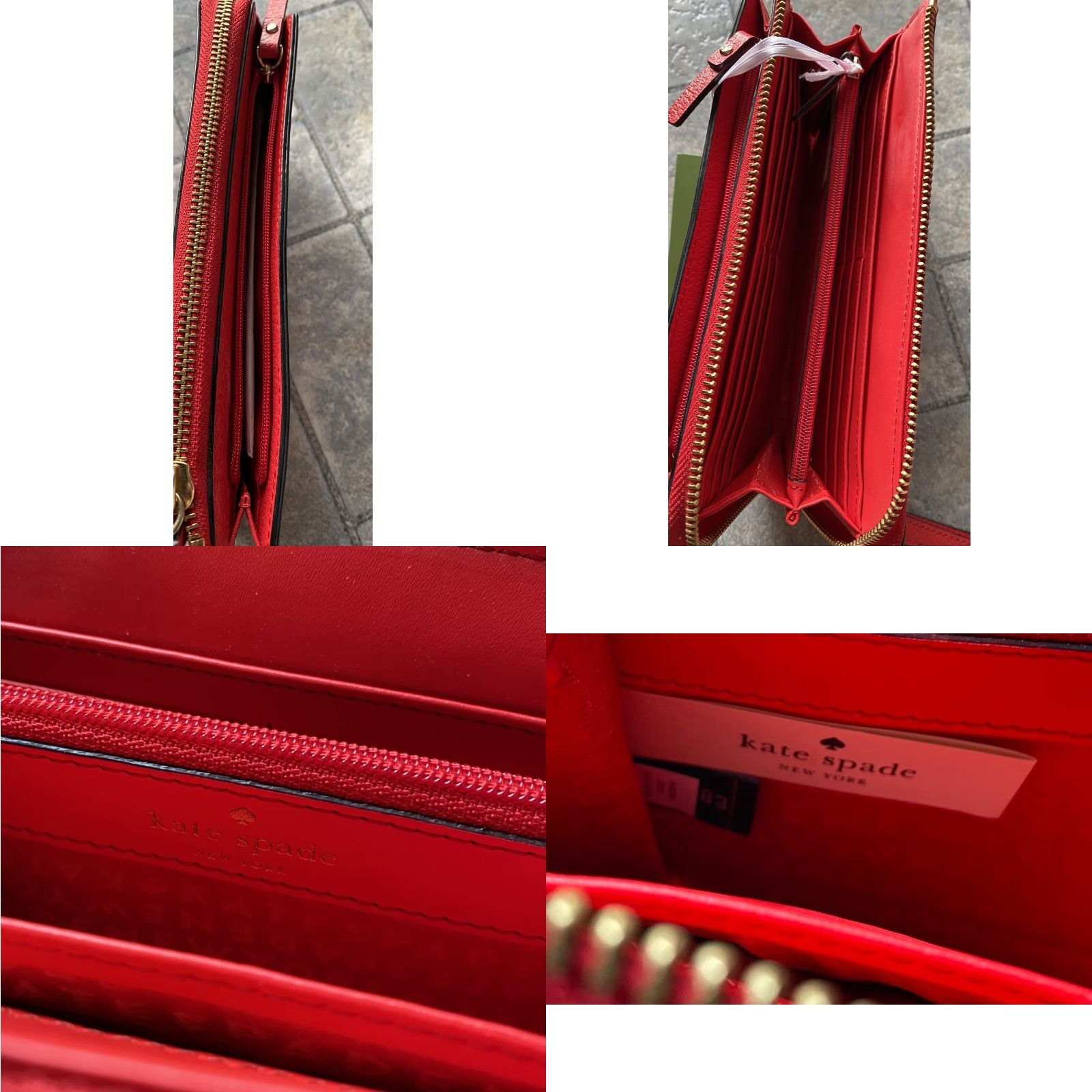 Vintage kate spade new york Wallet Wristlet Red Women NWT Clutch Wallet Wristlet Size ONE SIZE - 8 Thumbnail