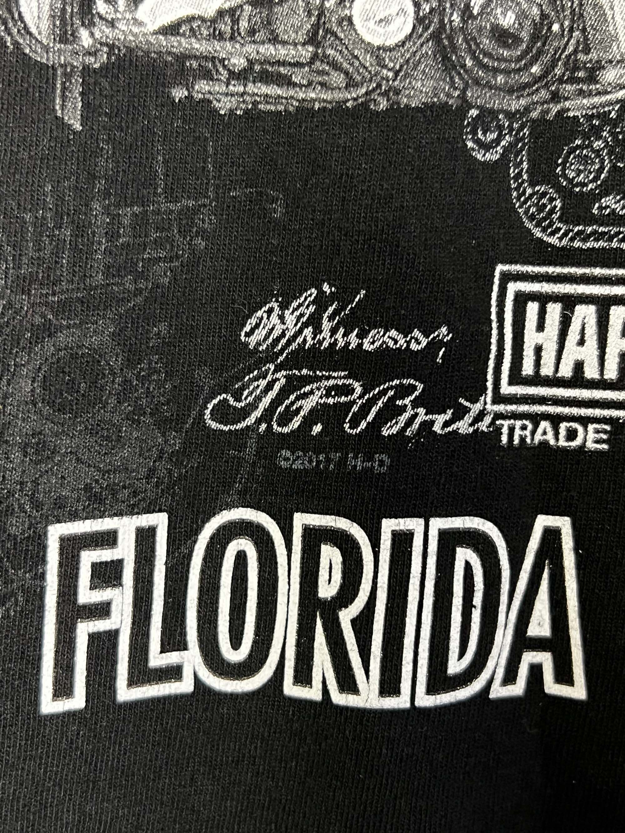 Harley Davidson Harley Davidson " The Lone Wolf" Black Double Sided T-Shirt Size US L / EU 52-54 / 3 - 8 Thumbnail