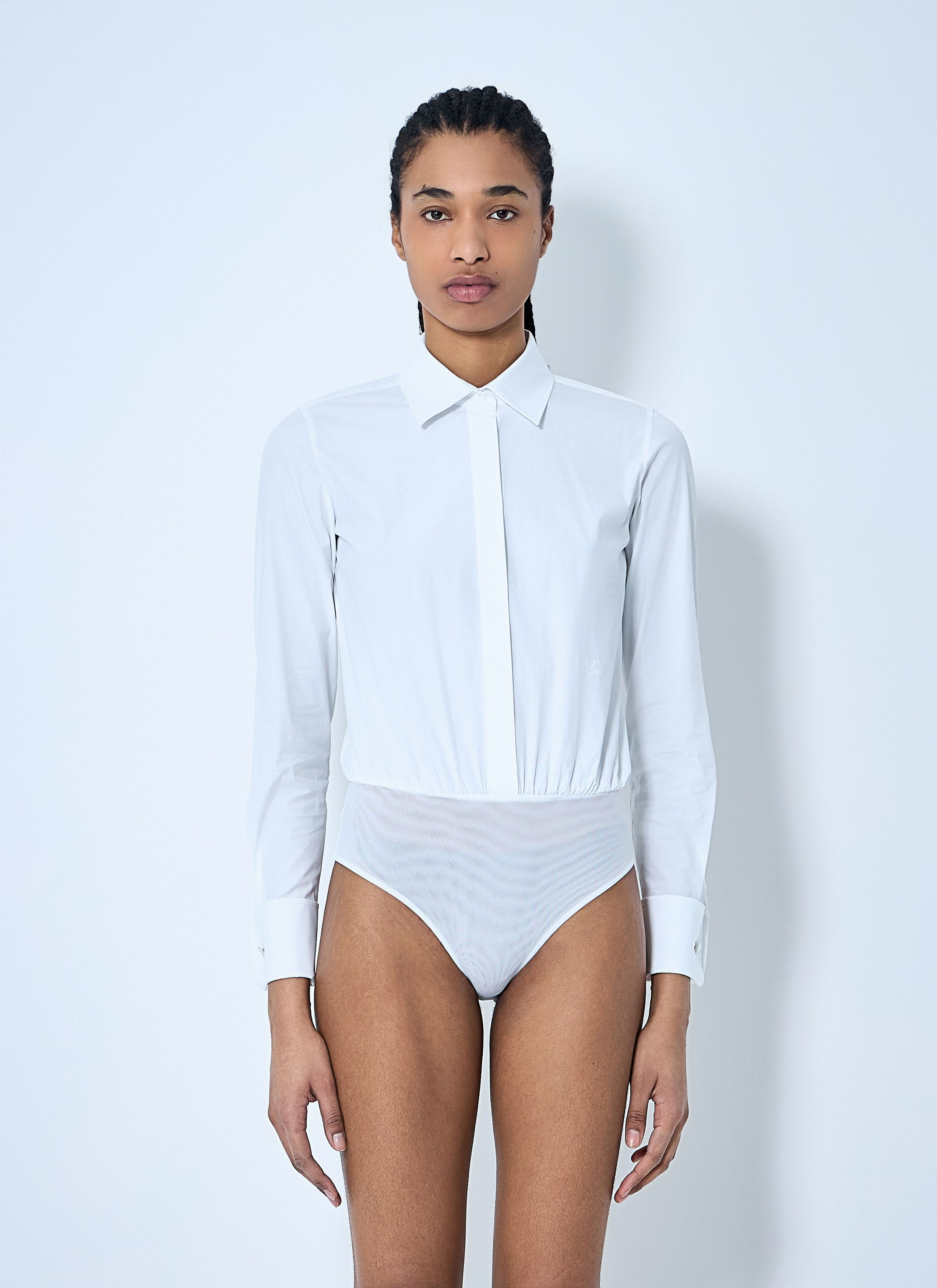 Tシャツ・カットソー Max Mara Cream stretch silk Avion shirt Max Mara Cream Stretch Silk Avion Shirt | Grailed