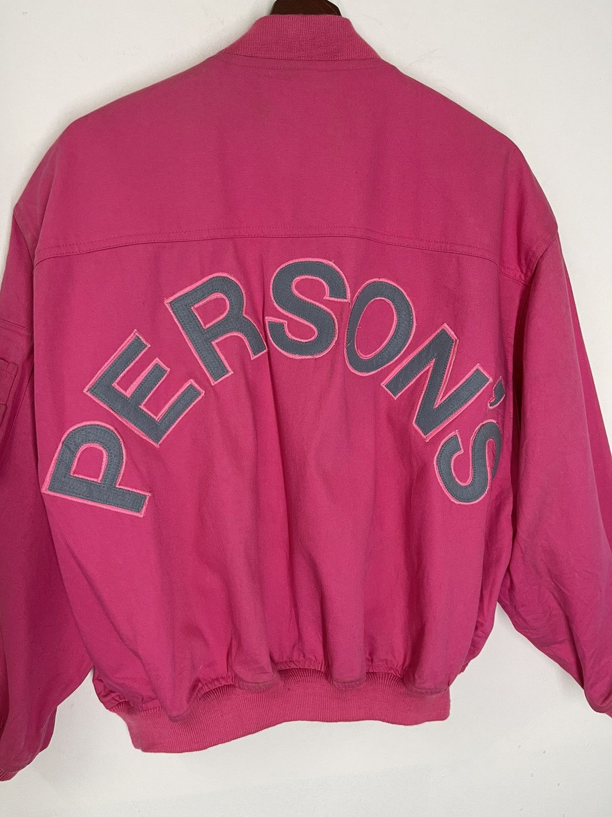 PERSON'S 💥Vintage 80’s PERSON’S Varsity Streetwear BIGLOGO Size US L / EU 52-54 / 3 - 3 Thumbnail