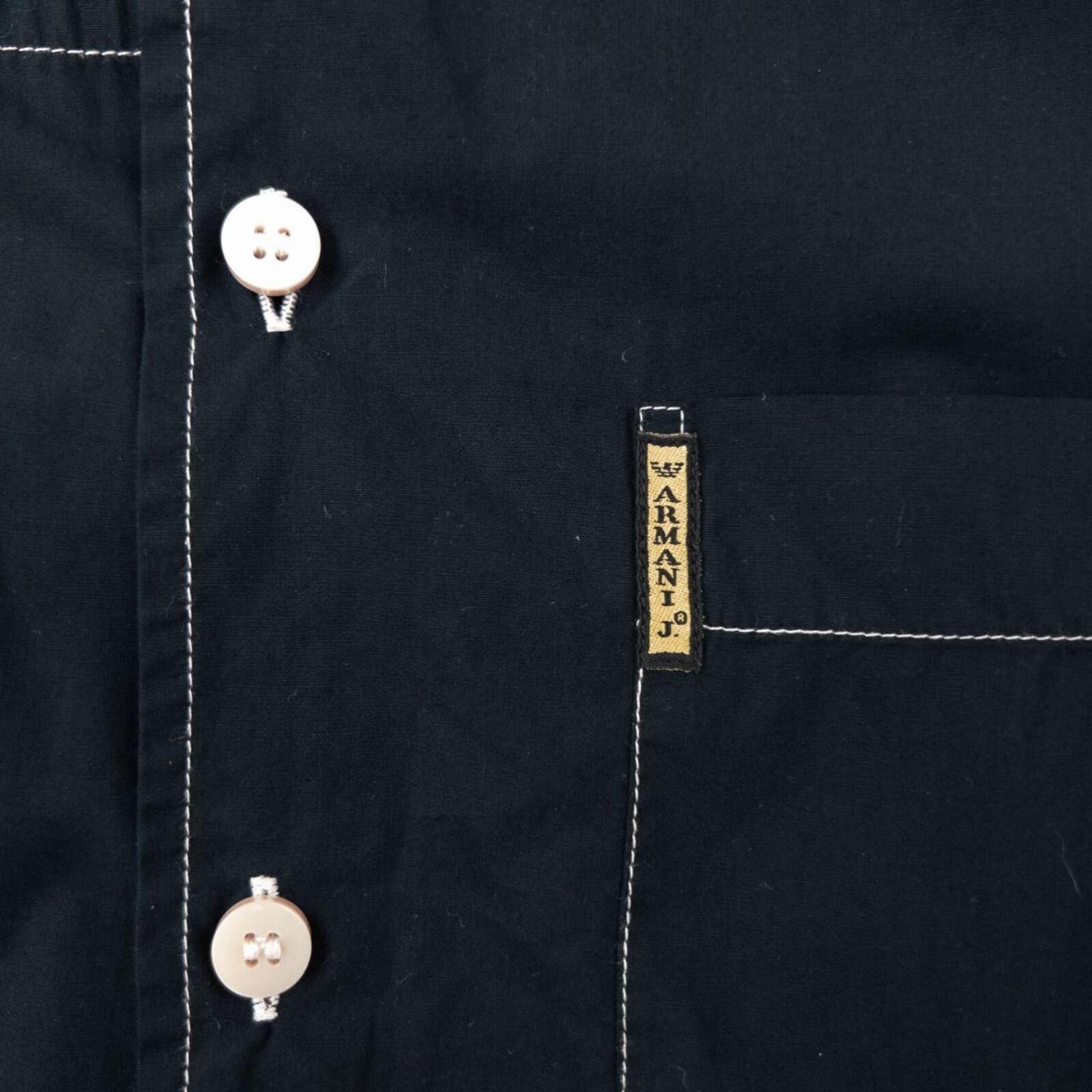 Other Vintage 2000s Armani Jeans Contrast Long Sleeve Shirt Size L Size US L / EU 52-54 / 3 - 4 Thumbnail
