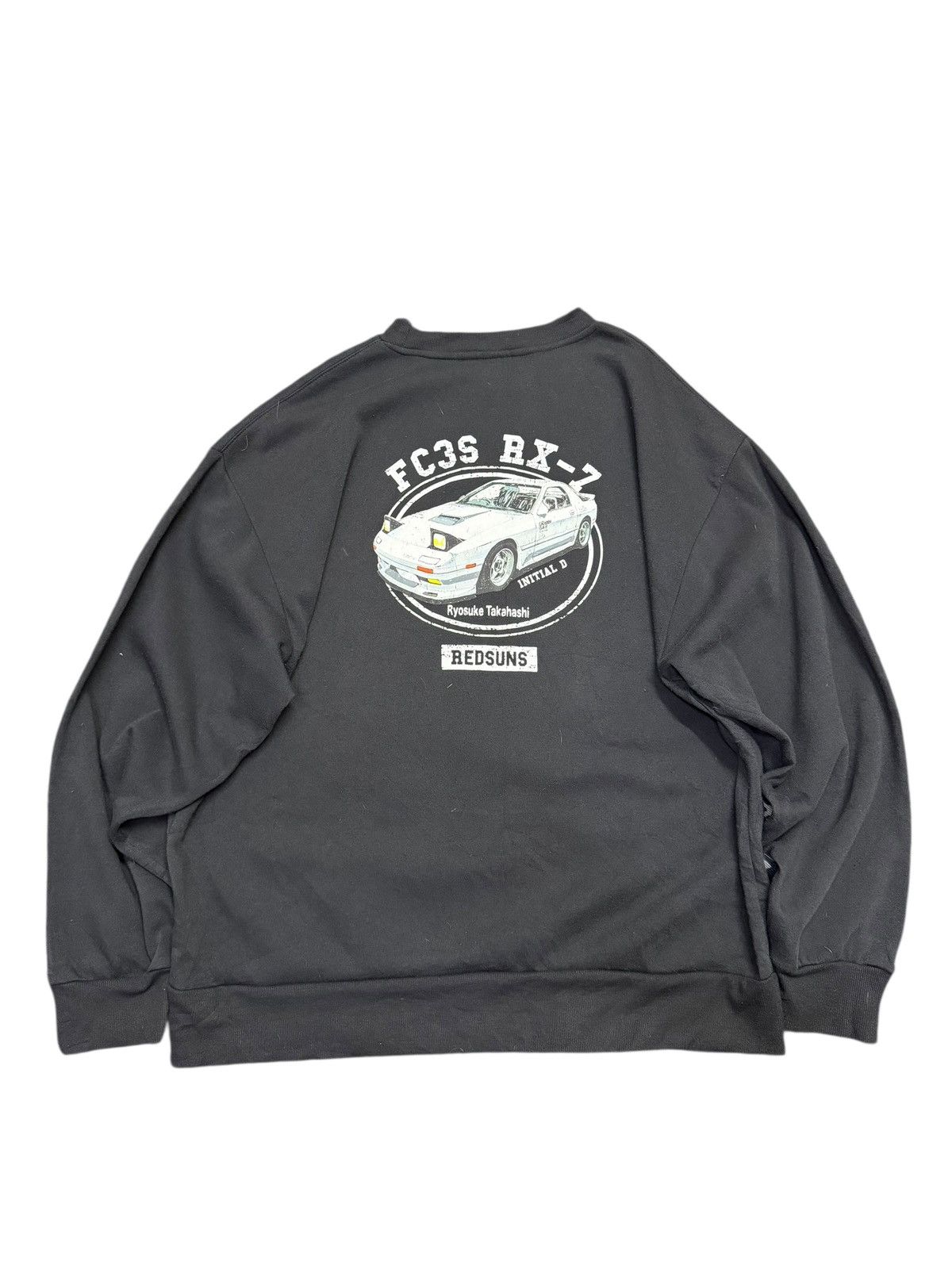 Anime Initial D Sweatshirt Redsuns Team Ryosuke Takahashi Size US XXL / EU 58 / 5 - 1 Thumbnail