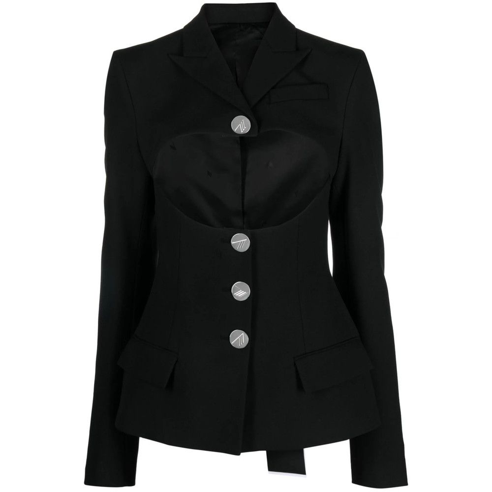 The Attico The Attico BLACK Jackets - Blazers Size XS / US 0-2 / IT 36-38 - 1 Thumbnail
