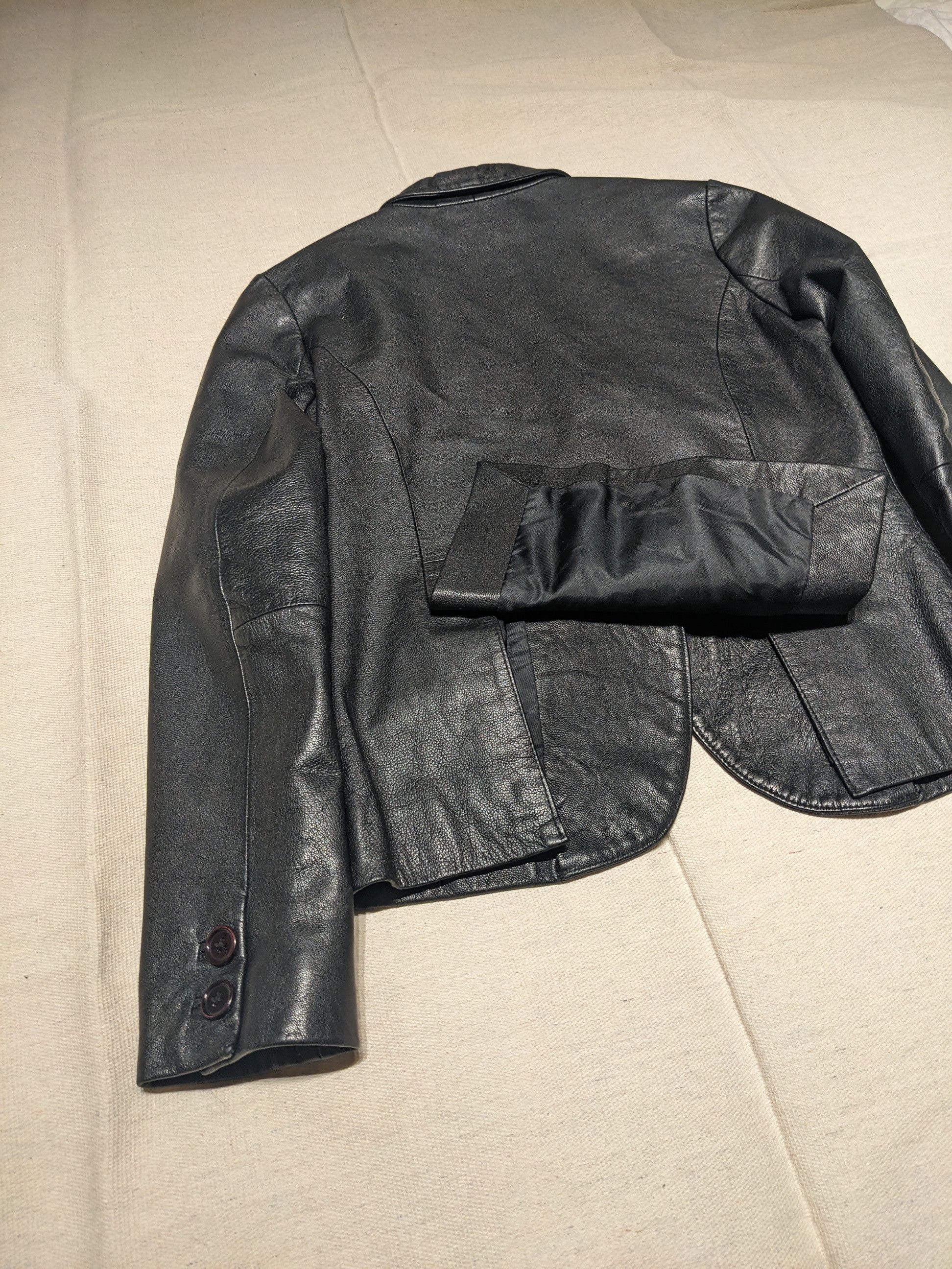 Other Vintage T.Y. Tokio Yoshikawa Leather Blazer women's xs Size XS / US 0-2 / IT 36-38 - 6 Thumbnail