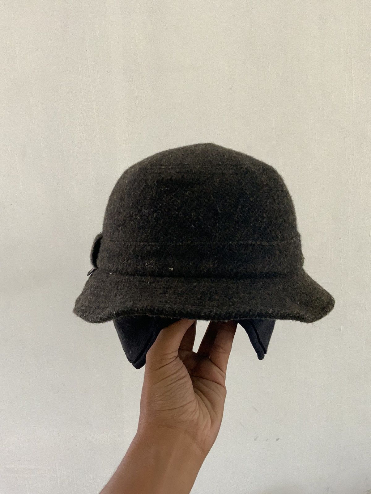 Japanese Brand Vintage Mohair Fur Wool Ski Japan Outdoor Bucket Hat Size ONE SIZE - 1 Thumbnail