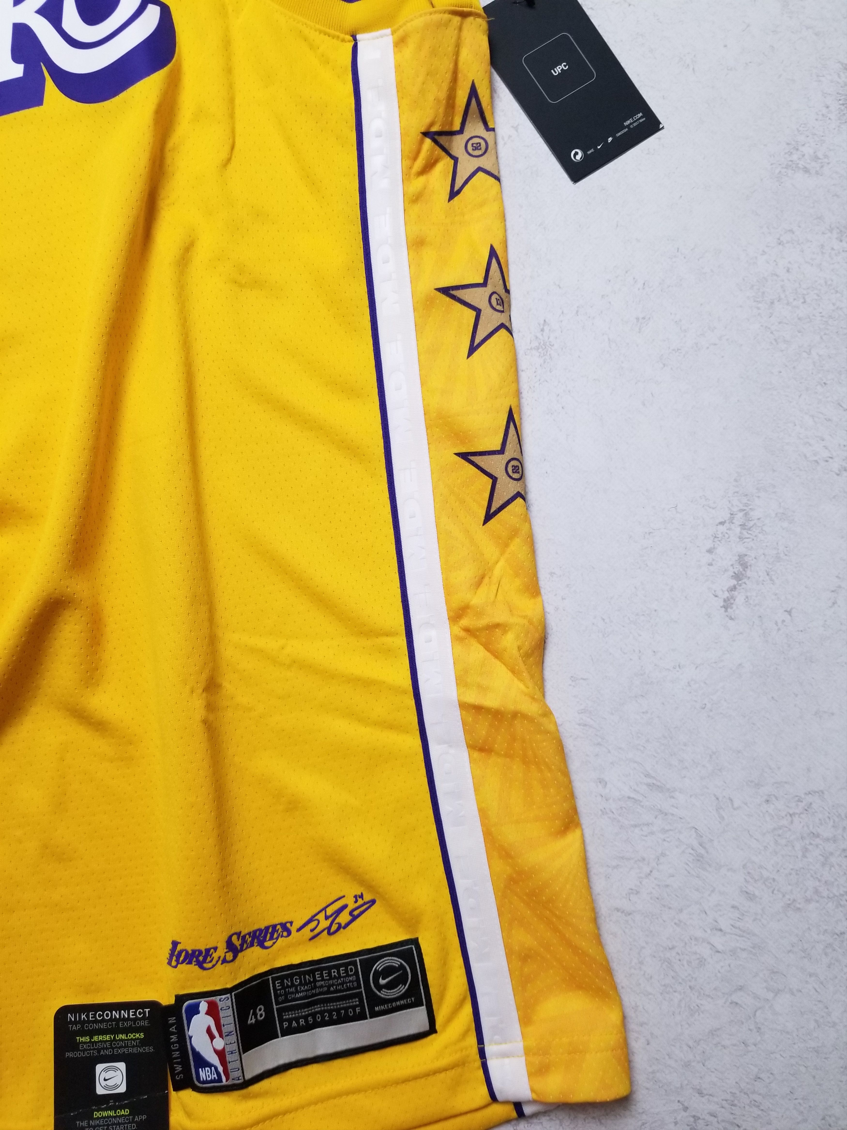 Nike Nike Los Angels Lakers NBA Swingman Blank Jersey AV4647-728 Size US L / EU 52-54 / 3 - 5 Thumbnail