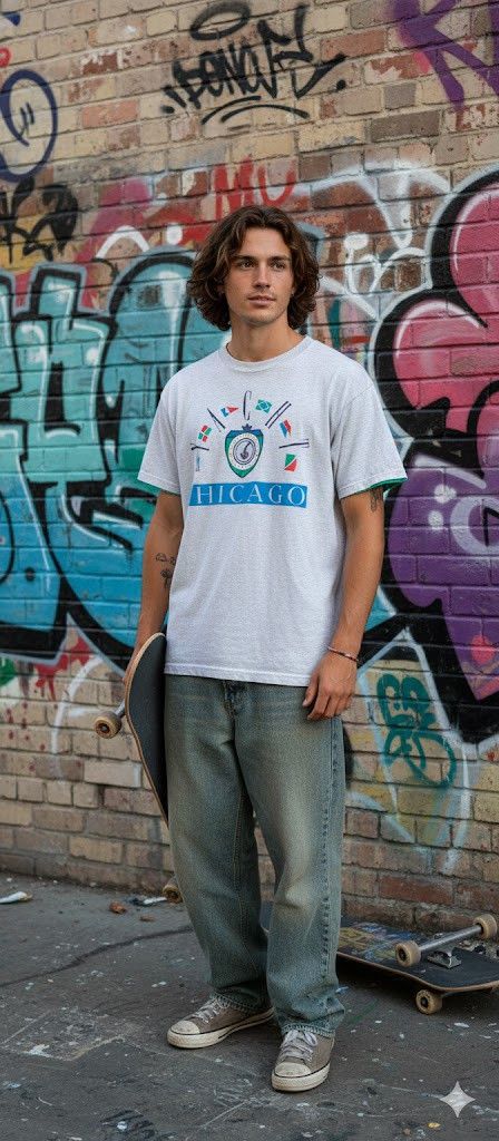 Vintage E30 Vintage YACHT CHICAGO T shirt MADE IN USA Size US L / EU 52-54 / 3 - 1 Thumbnail