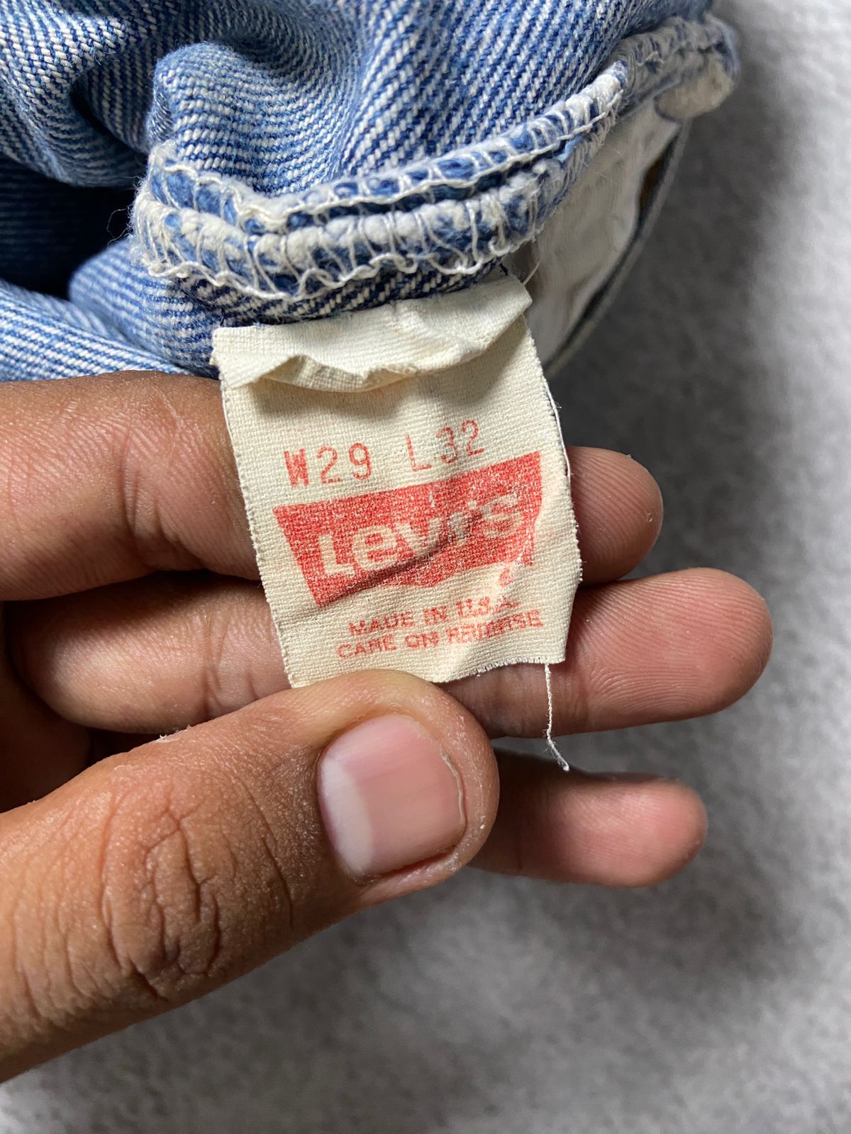Levi's Vintage 80's levis 501 Size US 28 / EU 44 - 4 Thumbnail