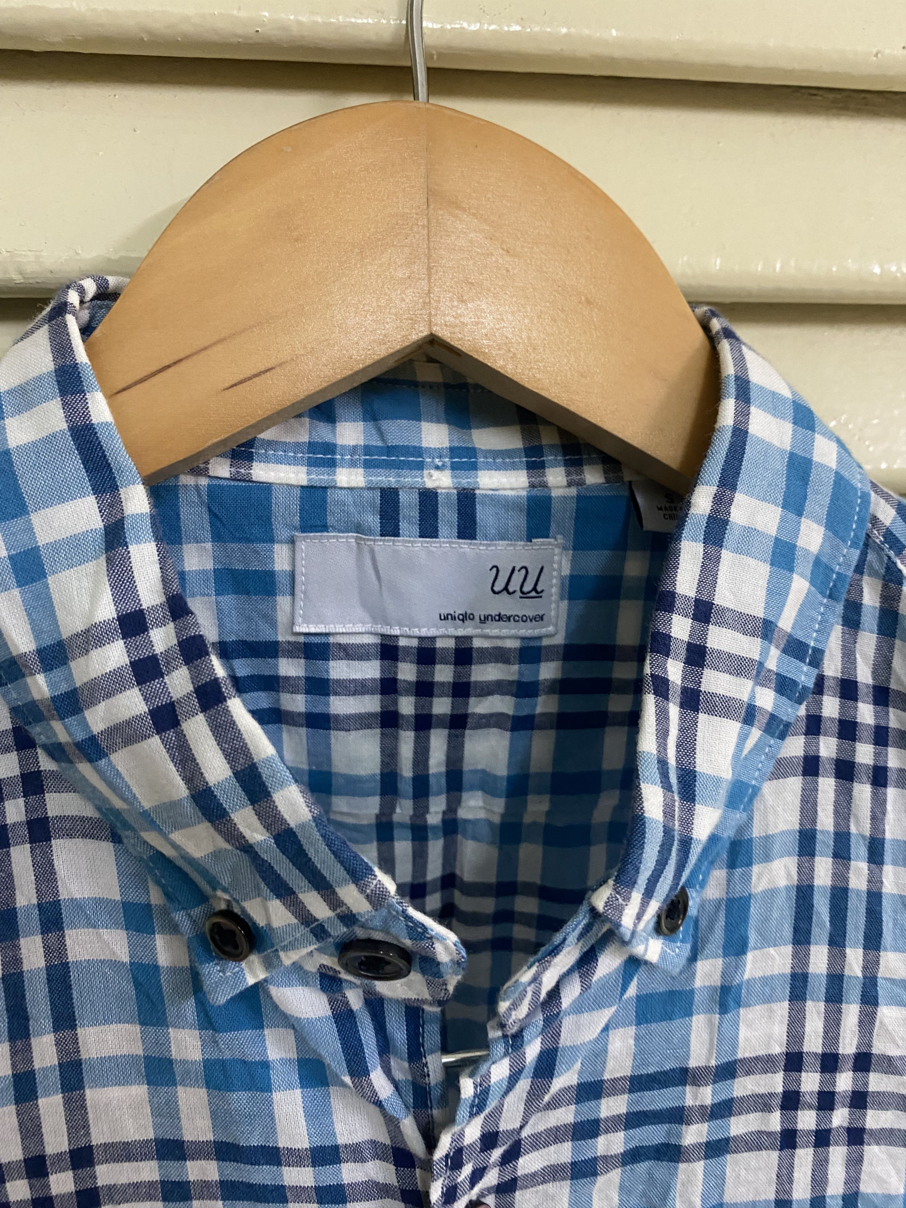 Undercover × Uniqlo UU Undercover x Uniqlo Double Pocket Plaid Shirt Size US S / EU 44-46 / 1 - 3 Thumbnail