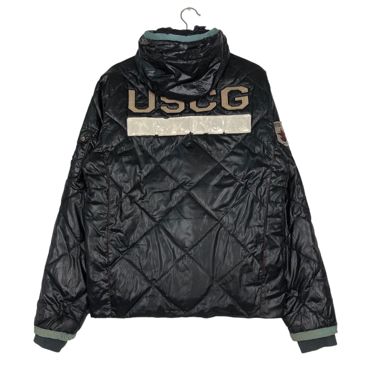 Avirex 🔥Vintage Light Puffer Down Biker Jacket Avirex Full Patches Size US L / EU 52-54 / 3 - 8 Thumbnail