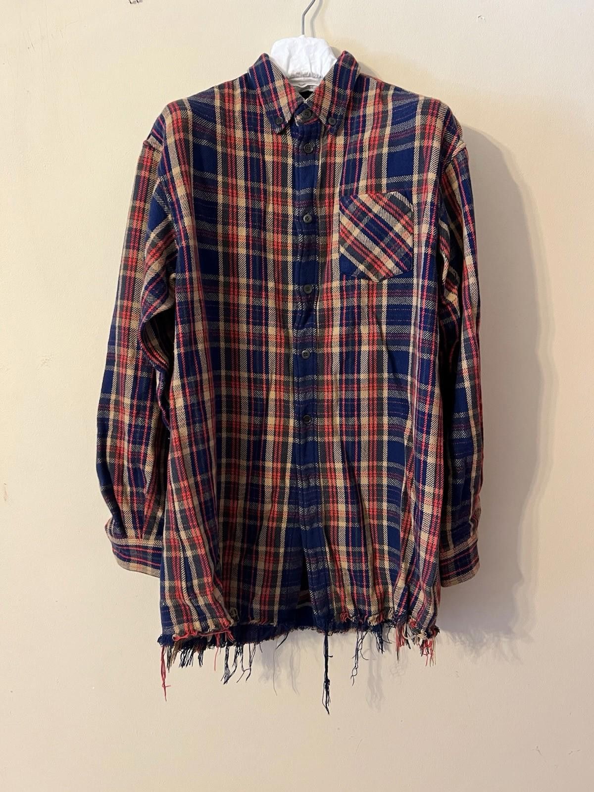 Undercover Undercover Jun Takahashi Oversized Flannel Plaid Shirt Size US L / EU 52-54 / 3 - 2 Thumbnail