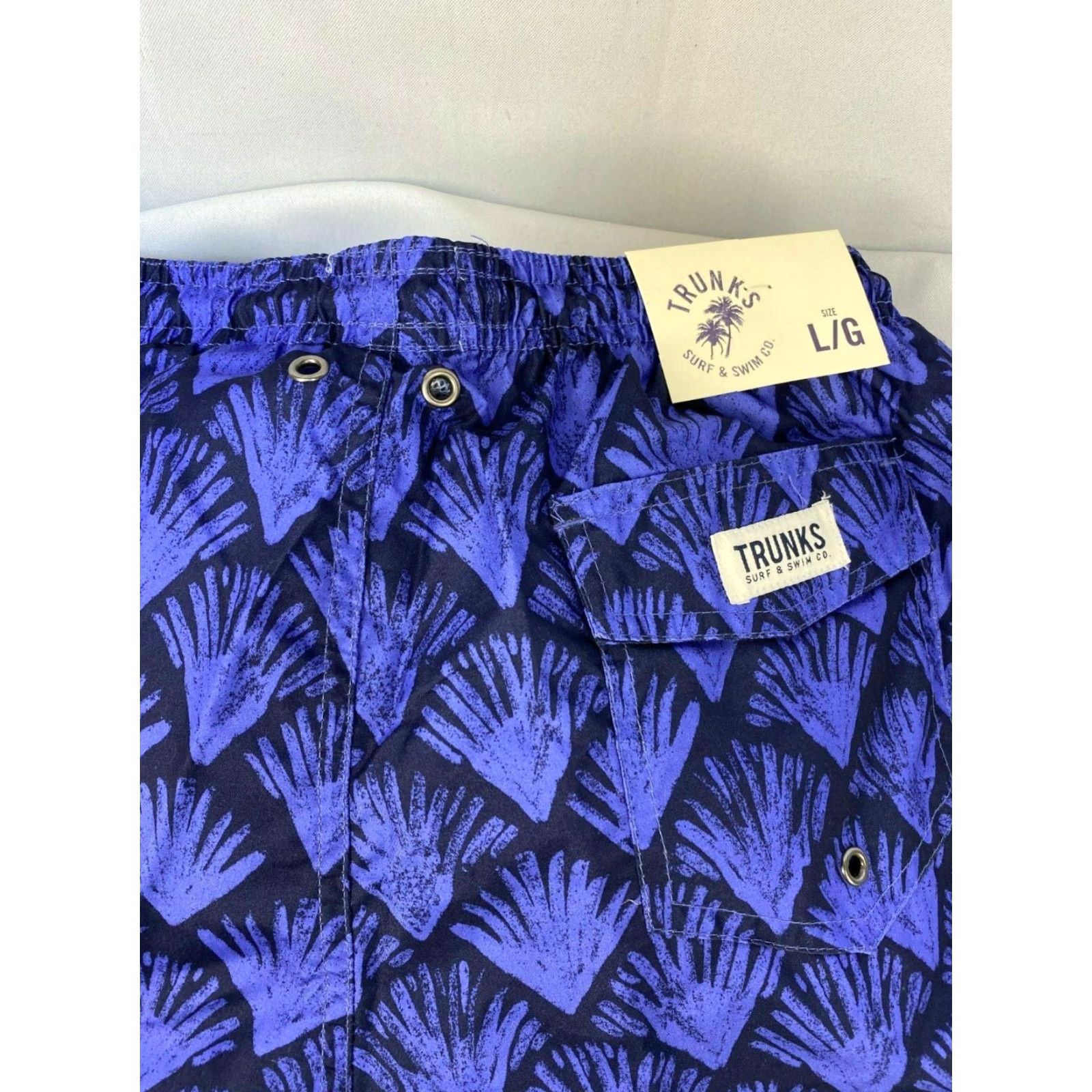 CO Surf & Swim Co Men's 6" San O Swim Trunks - PURPLE Large Short Trunks Mens SURF & SWIM CO, 6", Purple, Regular, Solid Pattern, 100% Polyester, Large Size US 33 - 7 Thumbnail