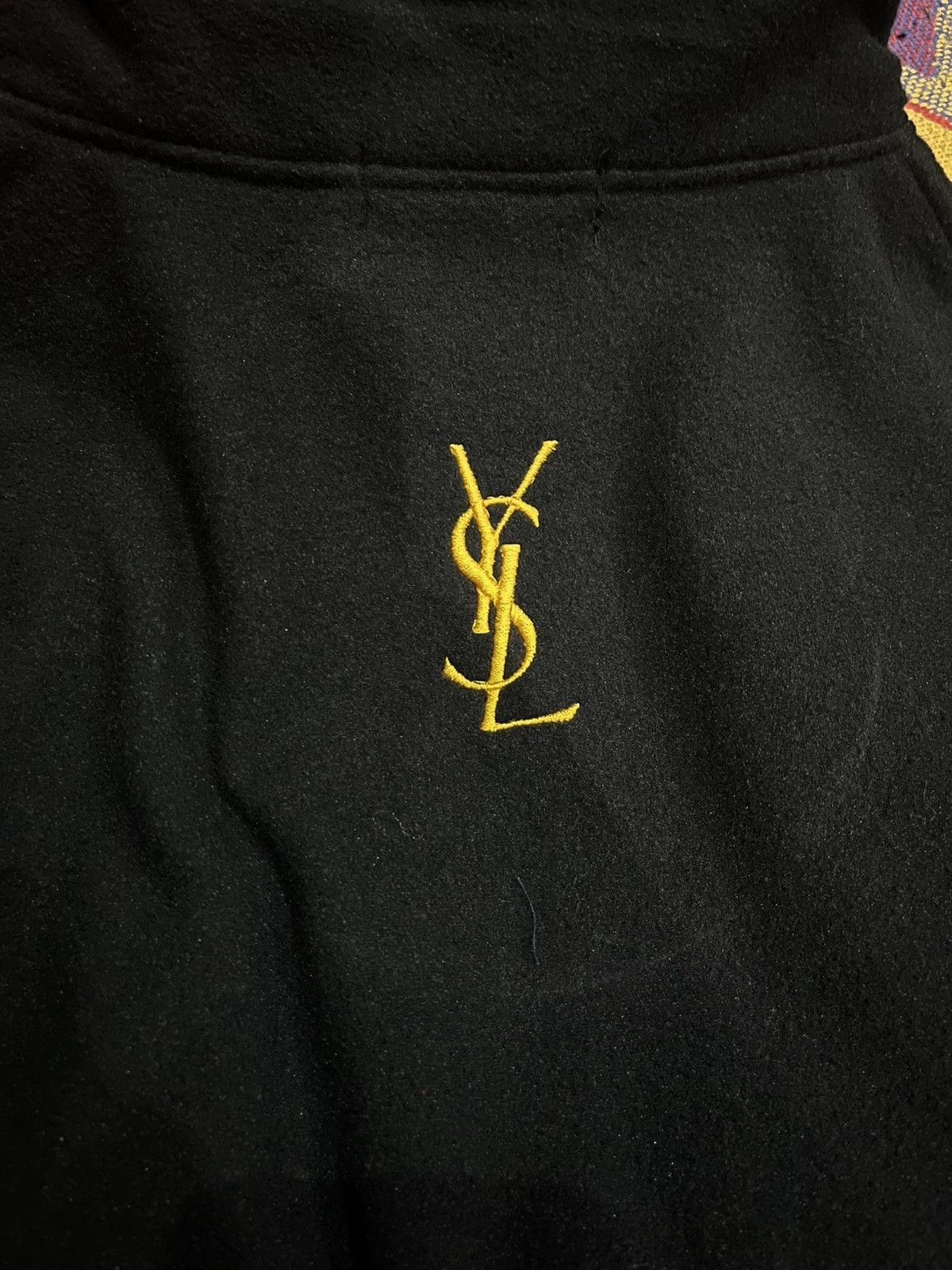 Yves Saint Laurent Yves Saint Laurent Fleece Jacket Ysl Half Zip Size US L / EU 52-54 / 3 - 10 Thumbnail