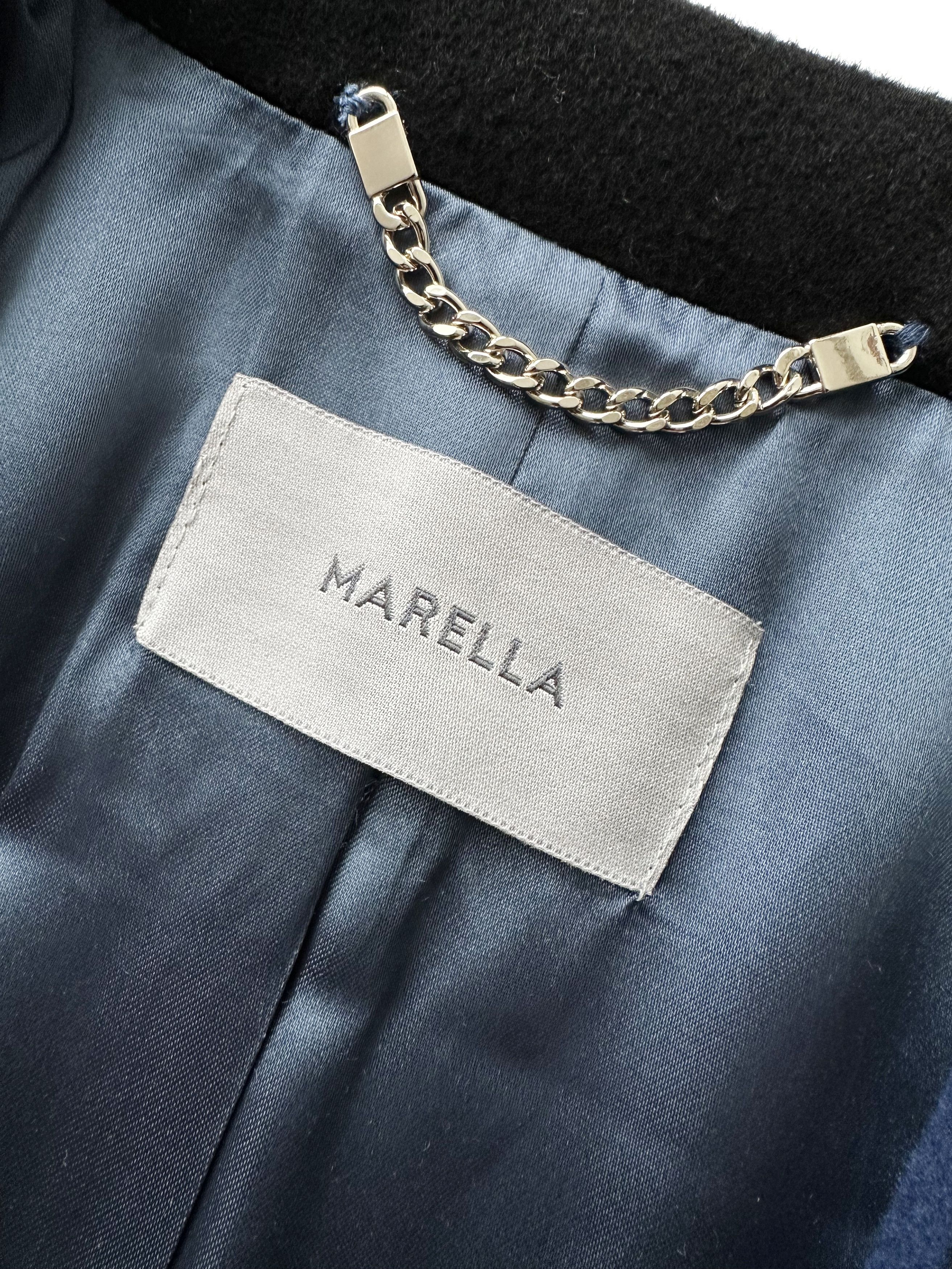 Marella Marella ultramarine wmn's cashmere coat Size M / US 6-8 / IT 42-44 - 2 Thumbnail